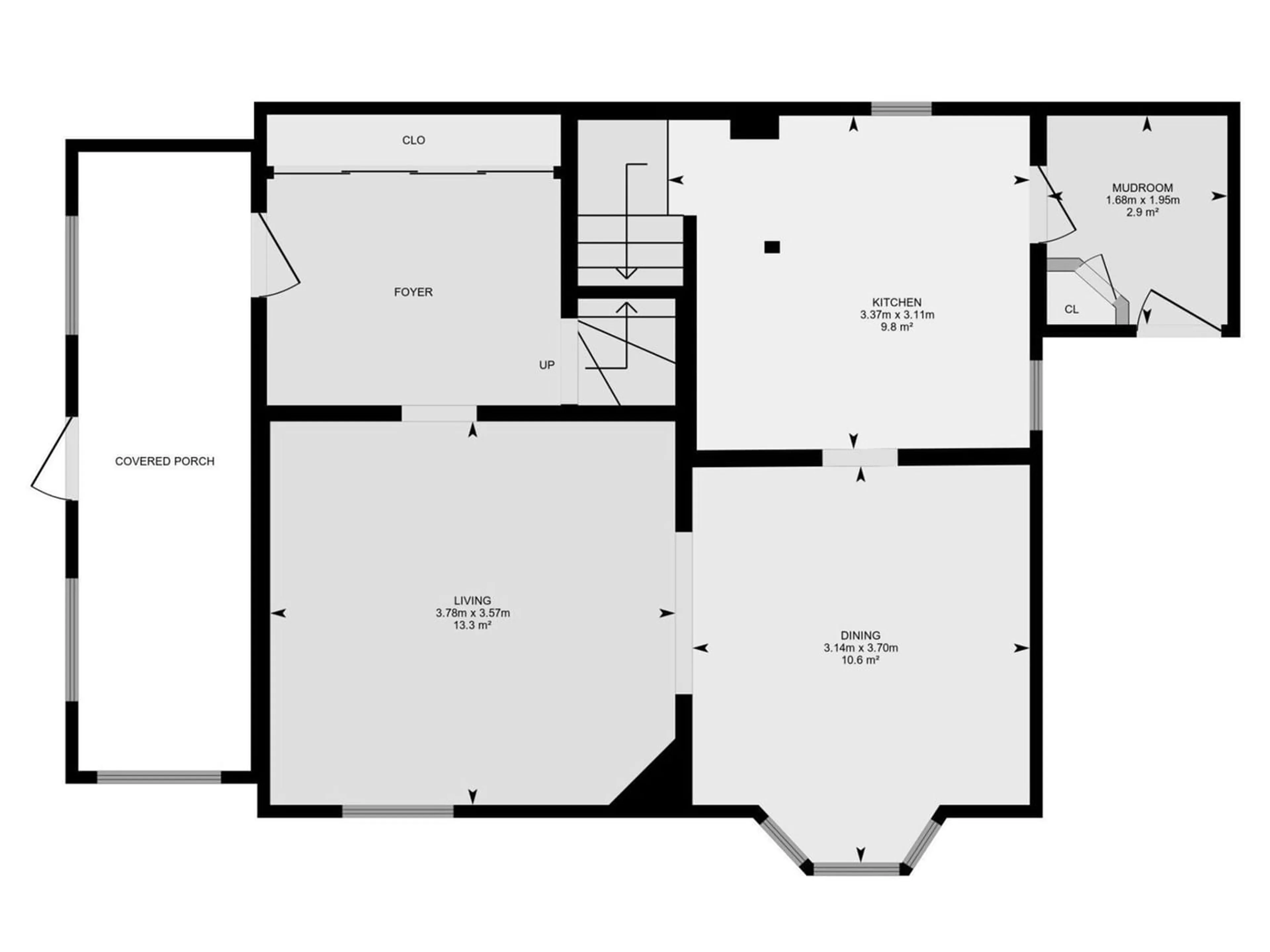 Floor plan for 12201 95 ST NW, Edmonton Alberta T5G1N1