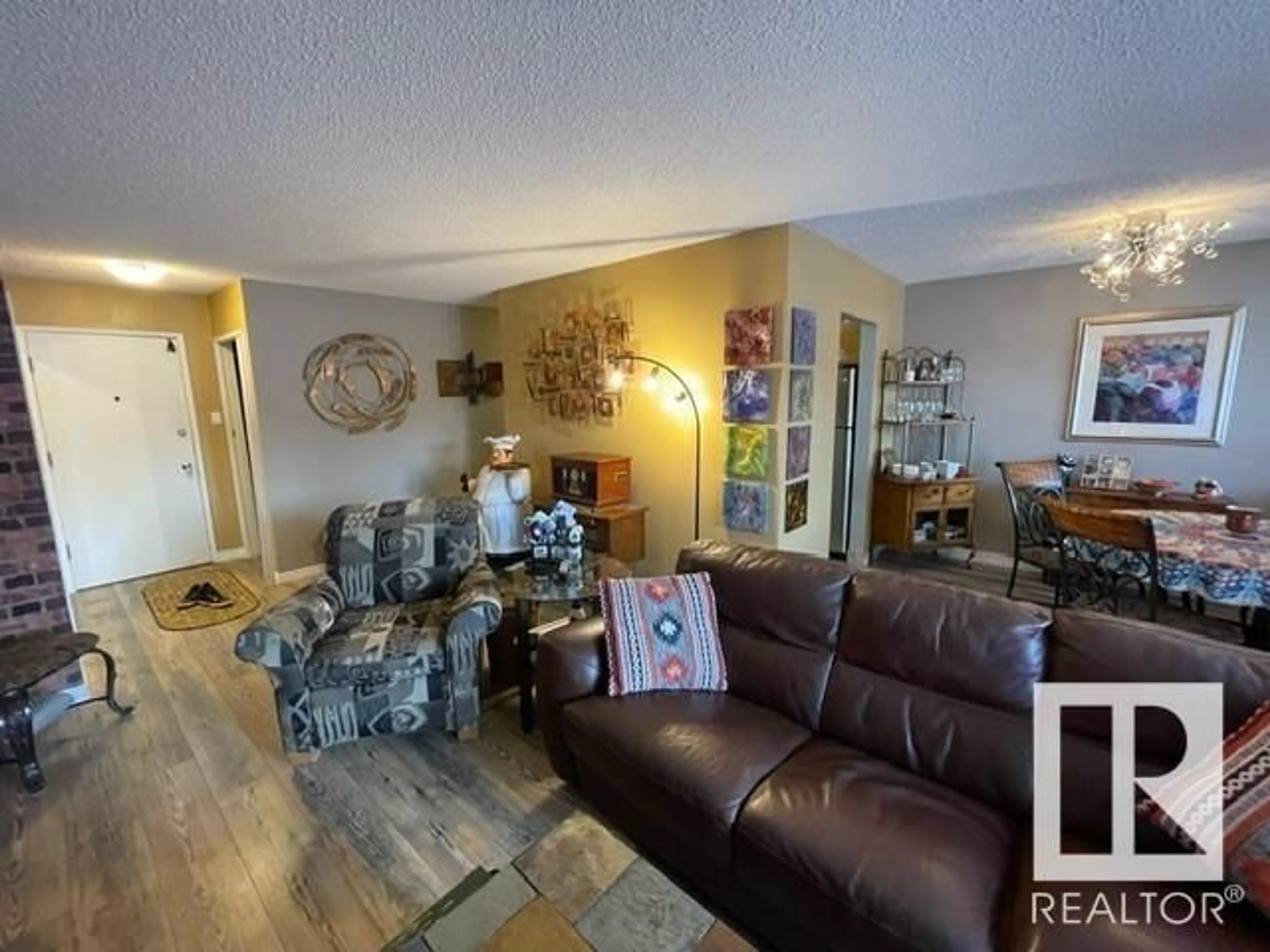 Living room for #106 14825 51 AV NW, Edmonton Alberta T6H5G4