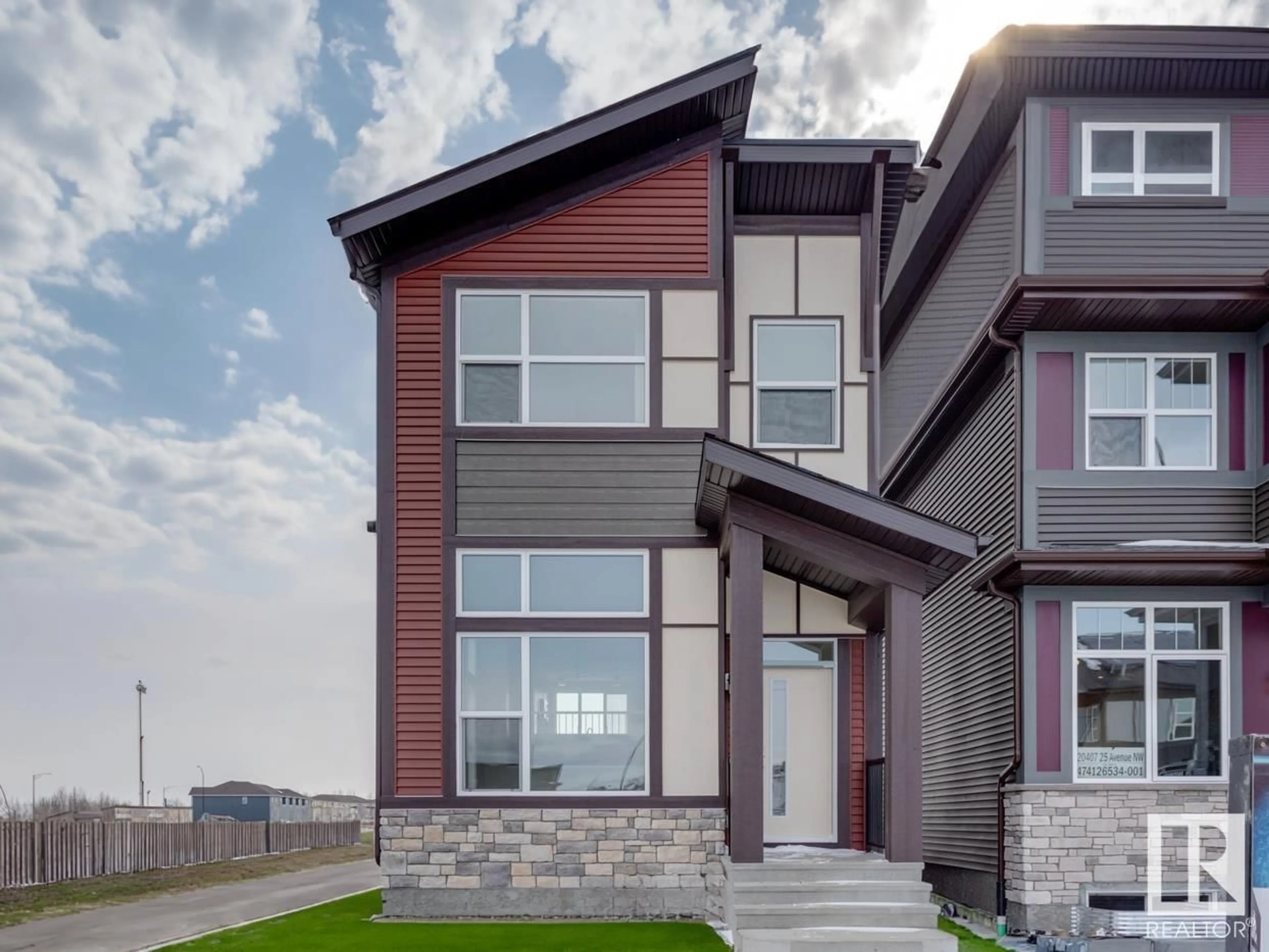 Frontside or backside of a home for 20403 25 AV NW, Edmonton Alberta T6M1N9