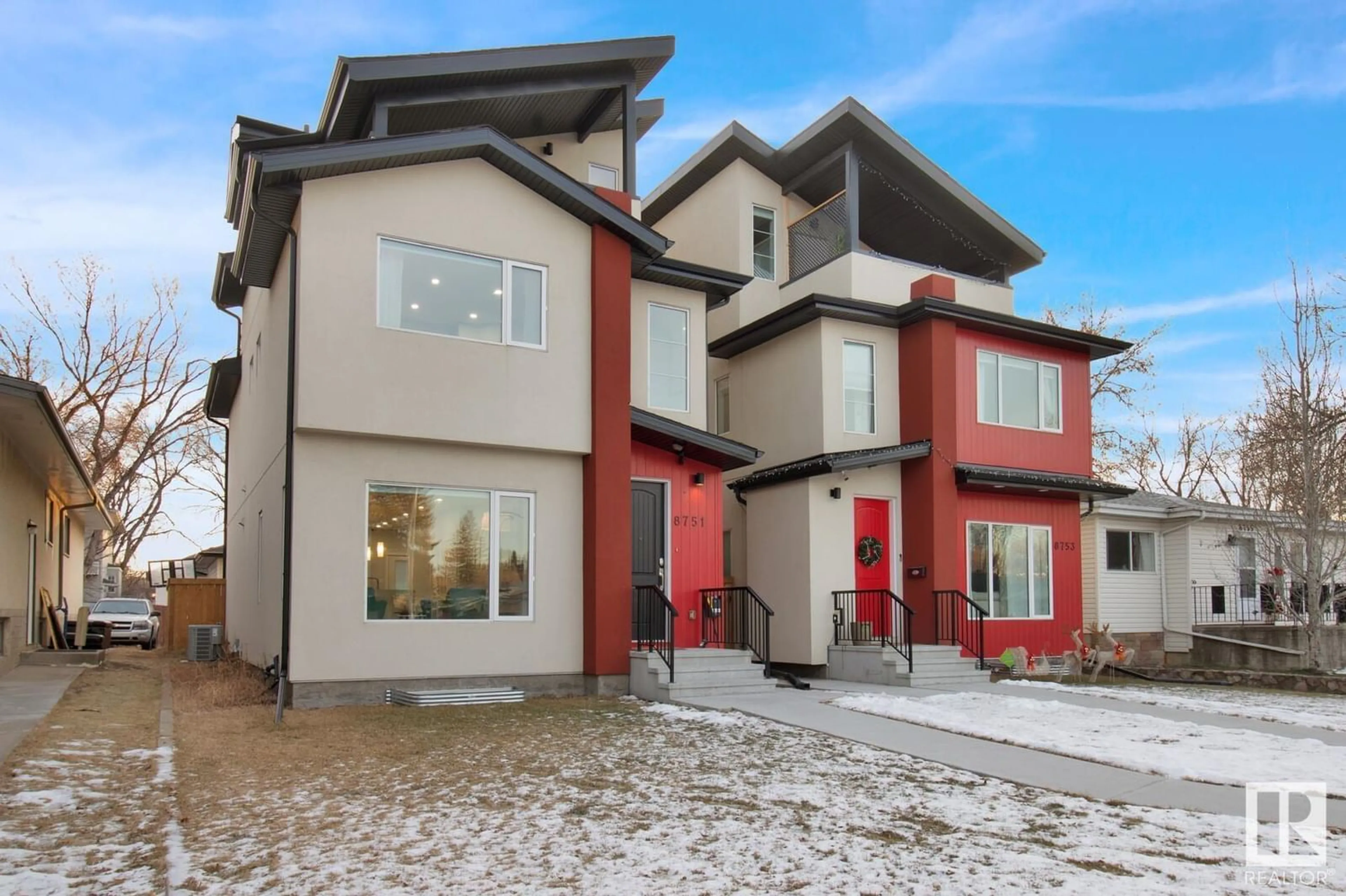 Frontside or backside of a home for 8751 92A AV NW, Edmonton Alberta T6C1S7