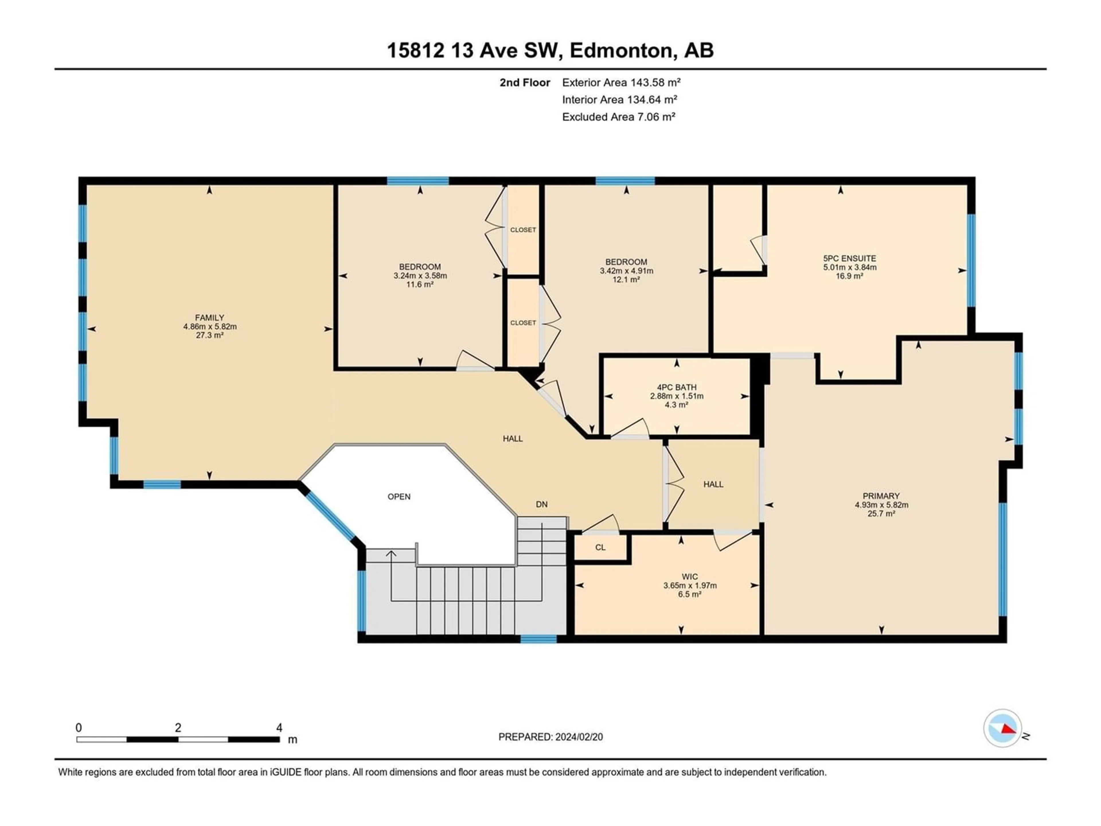 Floor plan for 15812 13 AV SW SW, Edmonton Alberta T6W2N5
