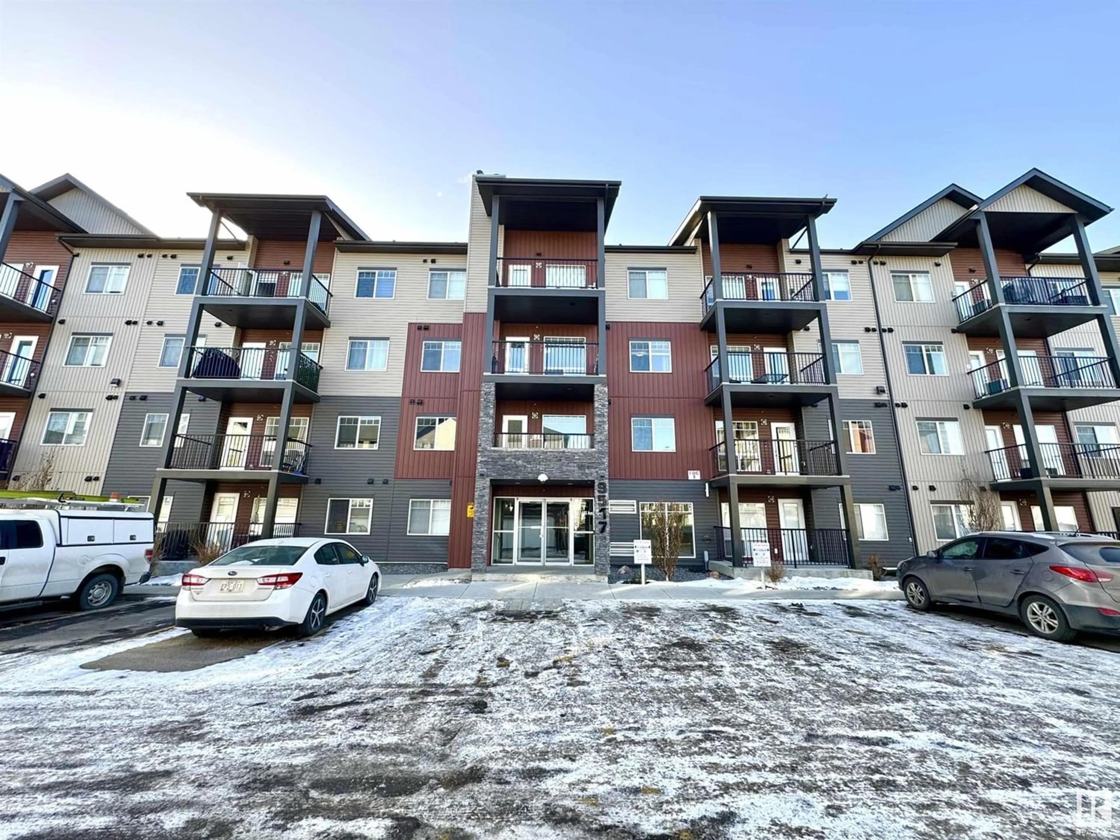 A pic from exterior of the house or condo for #313 9517 160 AV NW, Edmonton Alberta T5Z0N1