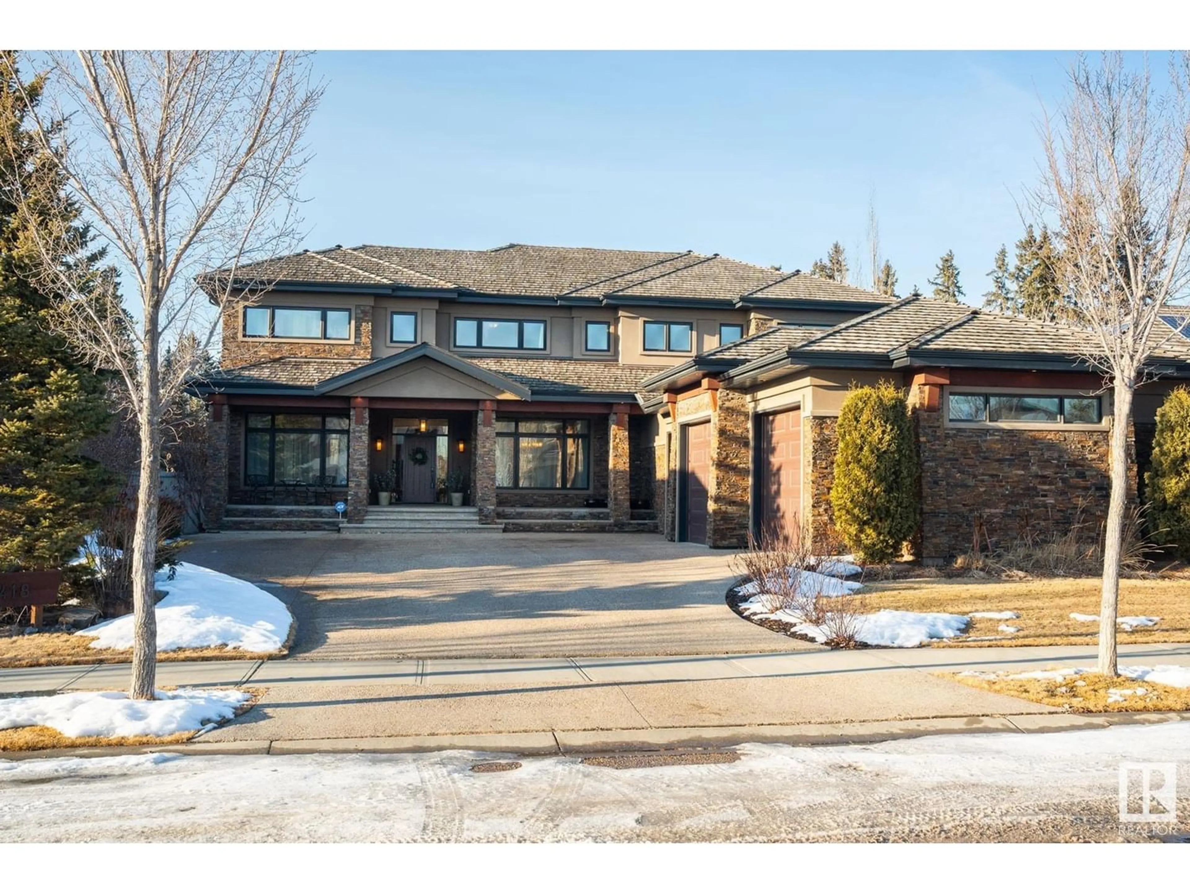 Frontside or backside of a home for 2418 CAMERON RAVINE DR NW, Edmonton Alberta T6M0J2