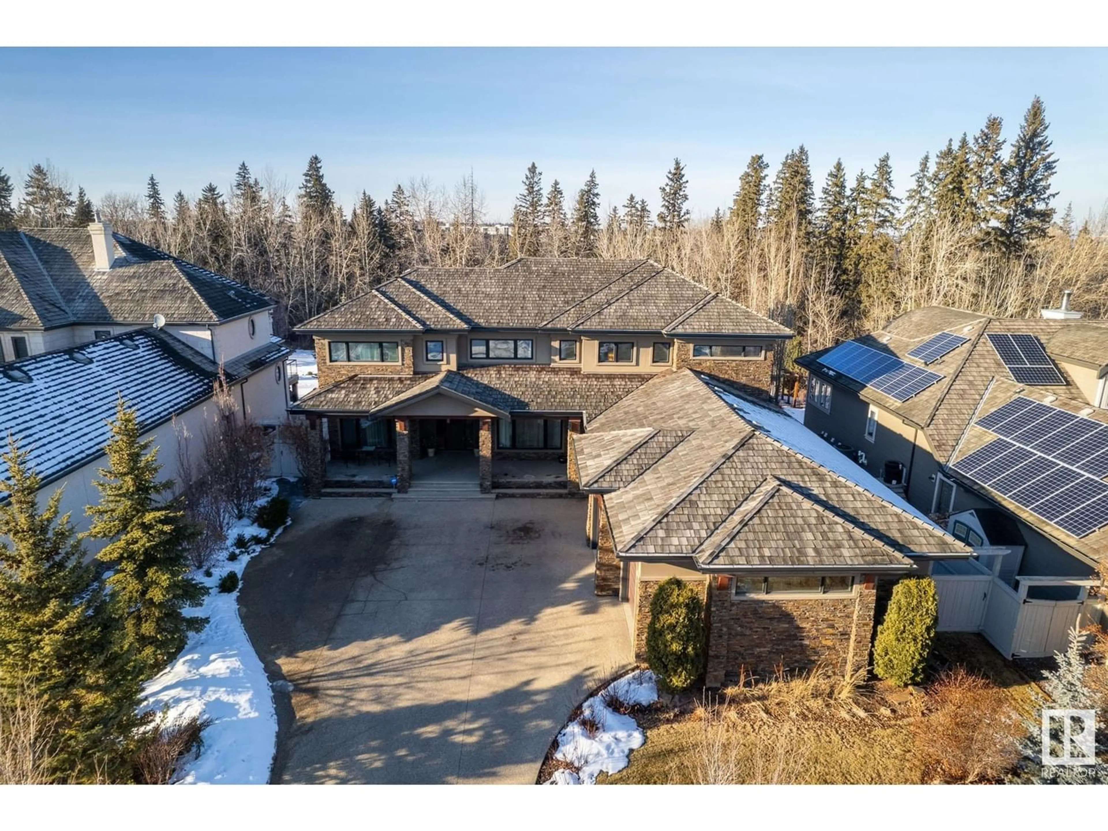 Frontside or backside of a home for 2418 CAMERON RAVINE DR NW, Edmonton Alberta T6M0J2