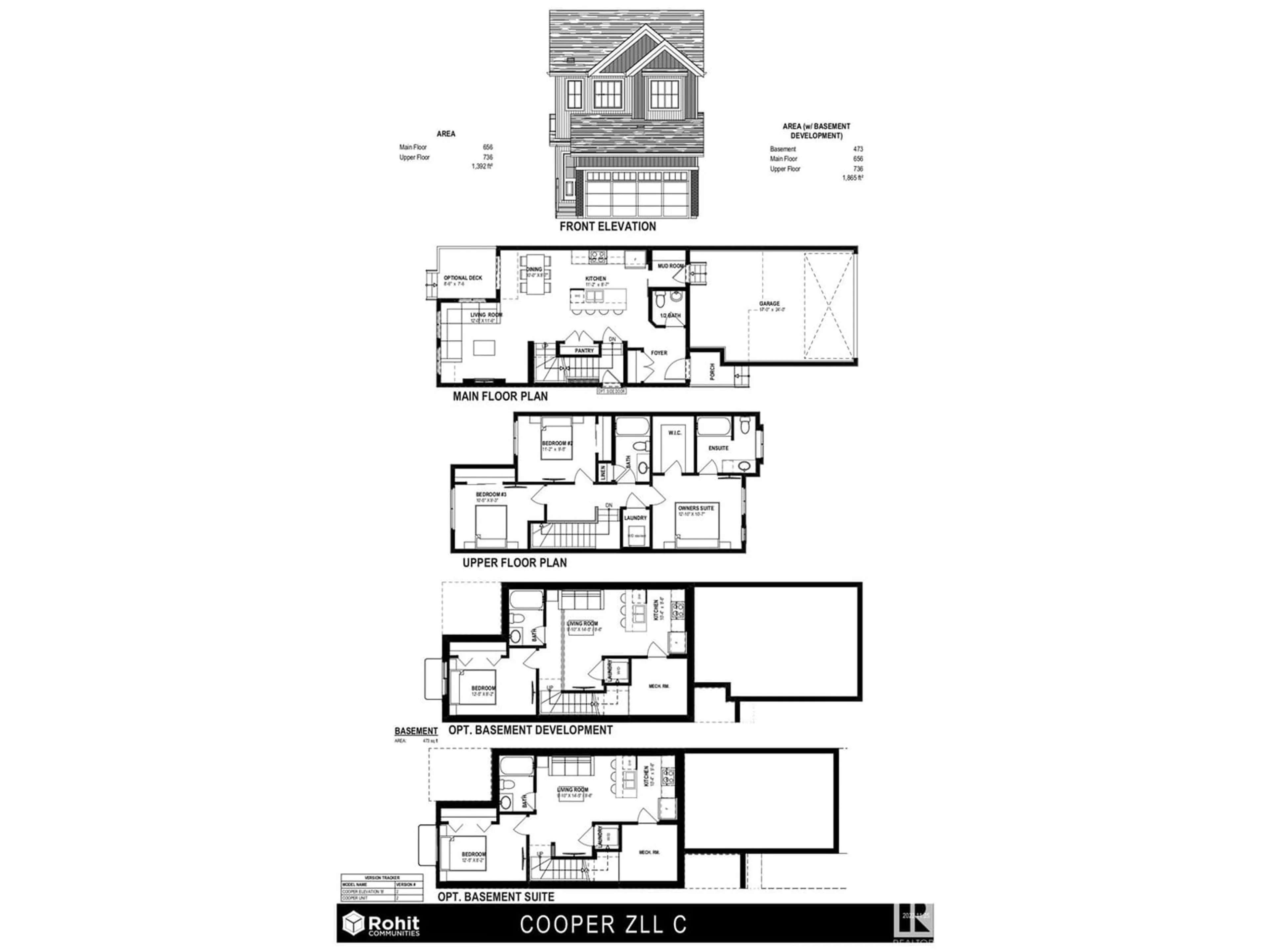 Floor plan for 421 Conroy CR SW, Edmonton Alberta T6W5A9