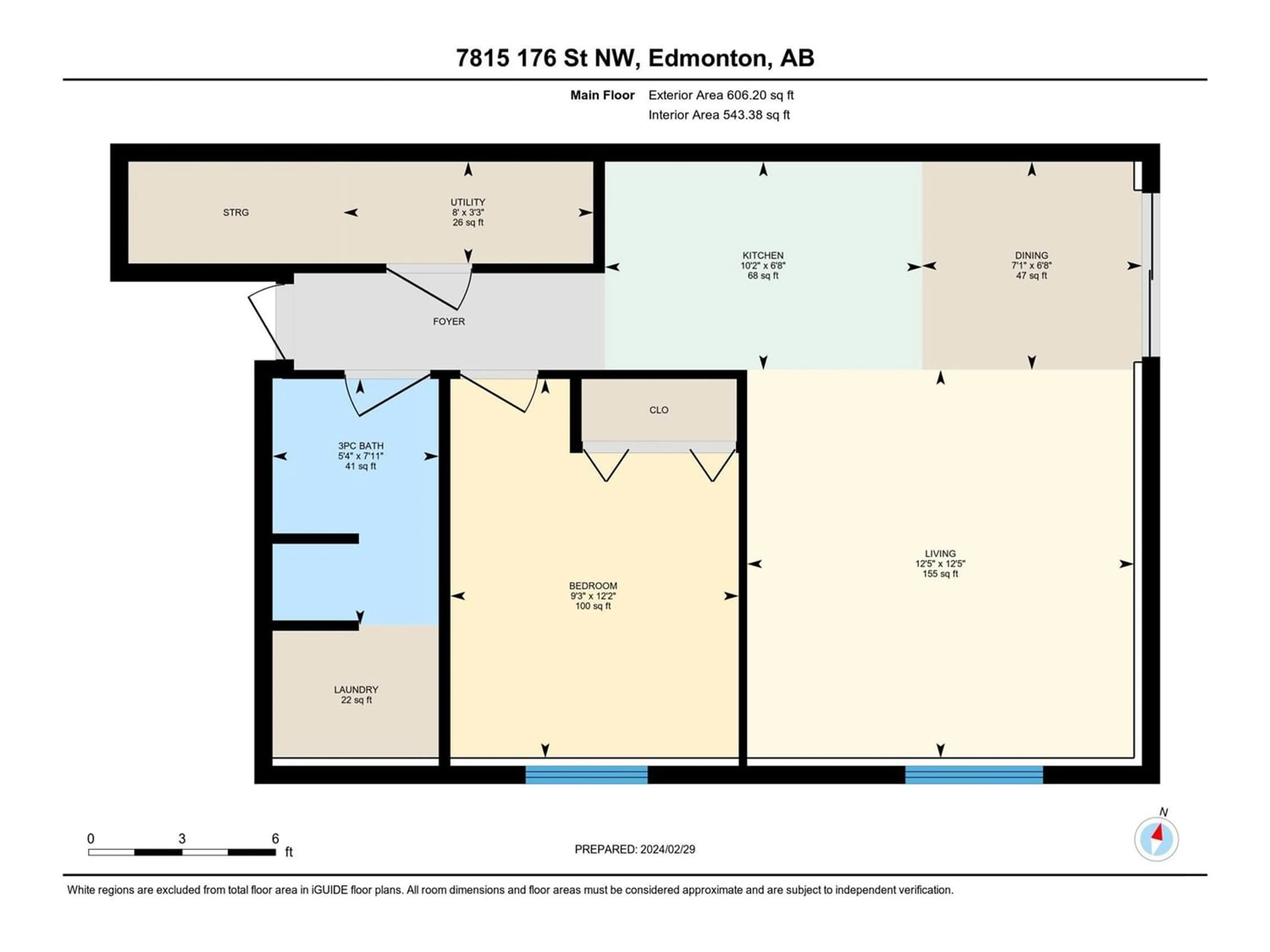 Floor plan for 7815 176 ST NW, Edmonton Alberta T5T0J5