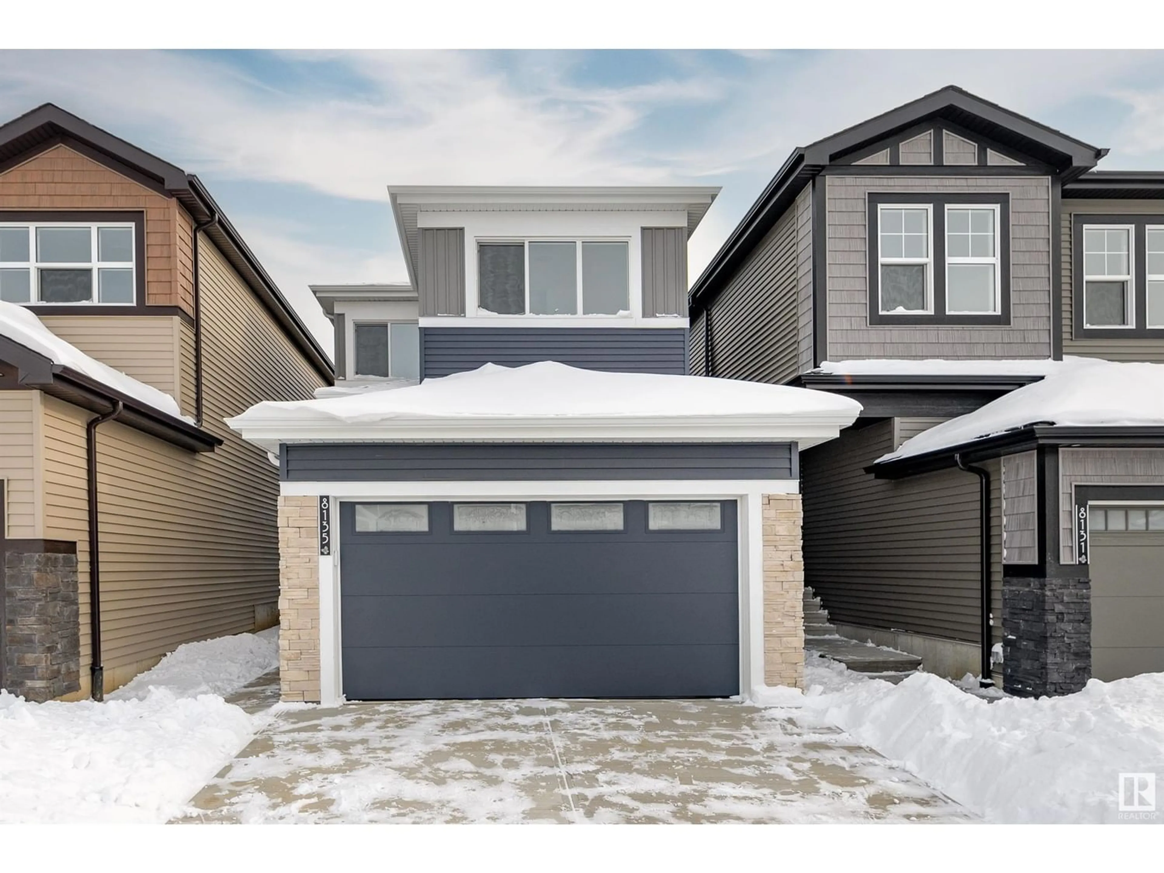 Home with vinyl exterior material for 8135 227 ST NW, Edmonton Alberta T5T7R8