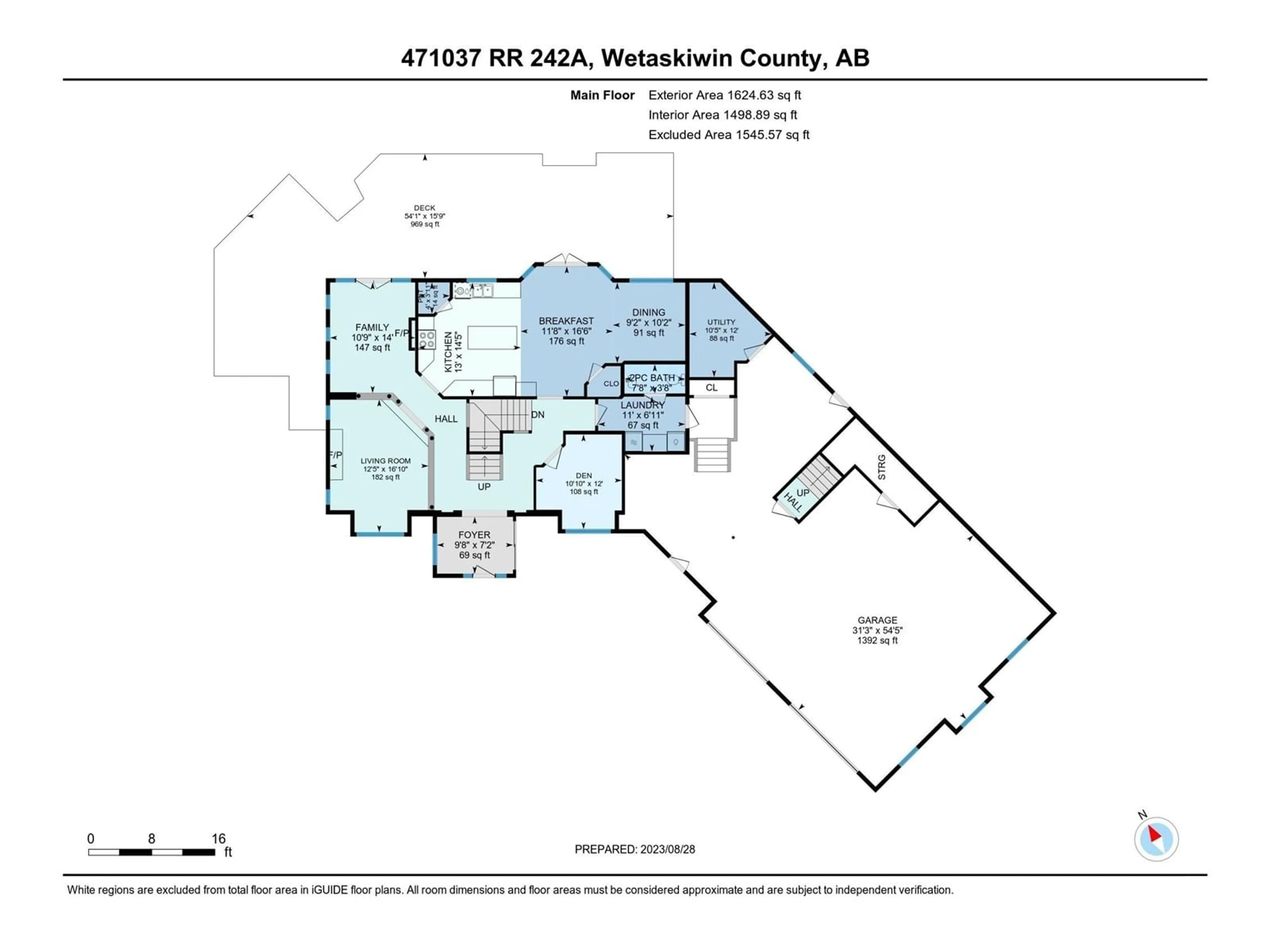 Floor plan for 471037 RR242A, Rural Wetaskiwin County Alberta T9A1X1