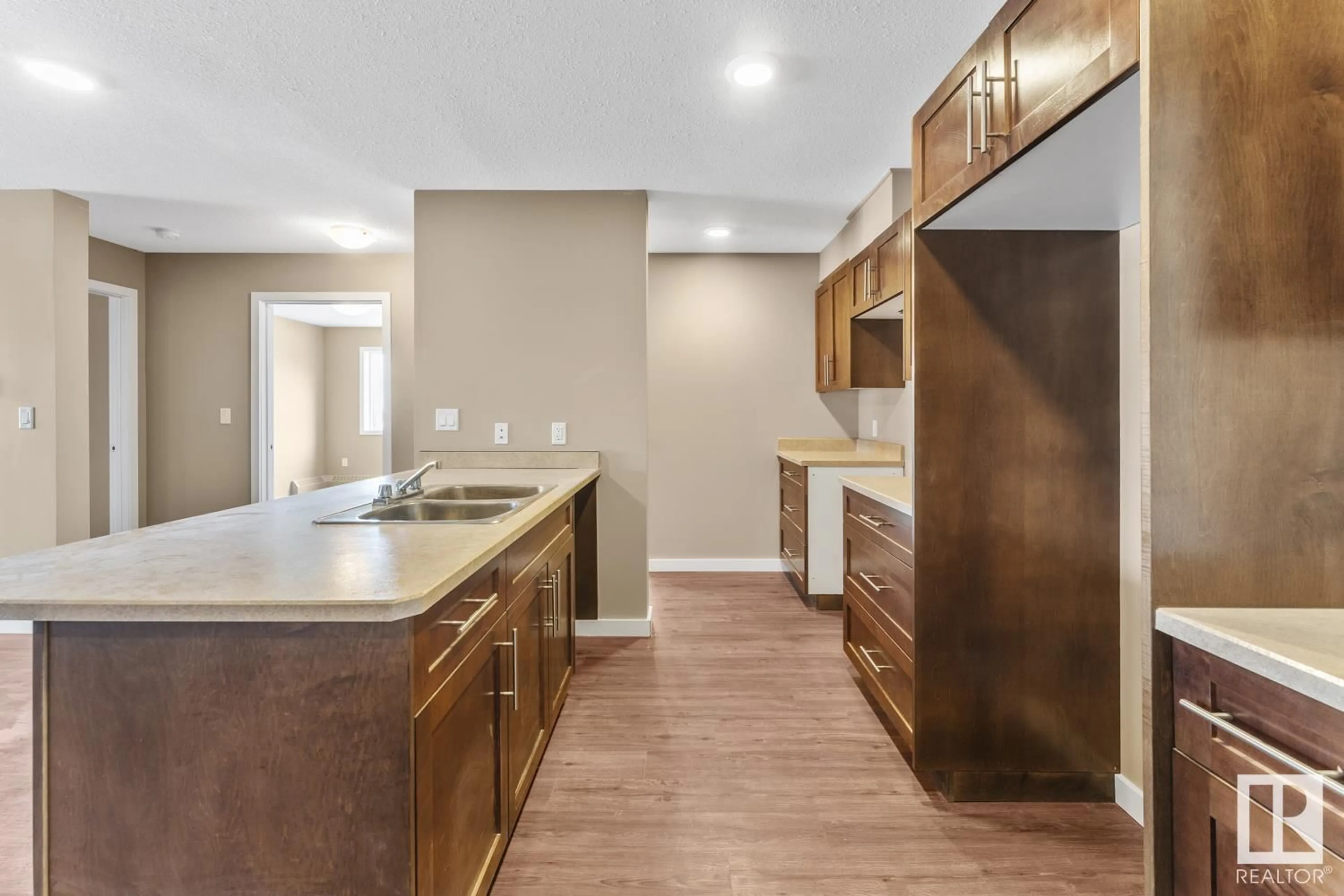 Open concept kitchen for #2204 1601 8 AV, Cold Lake Alberta T9M0J9