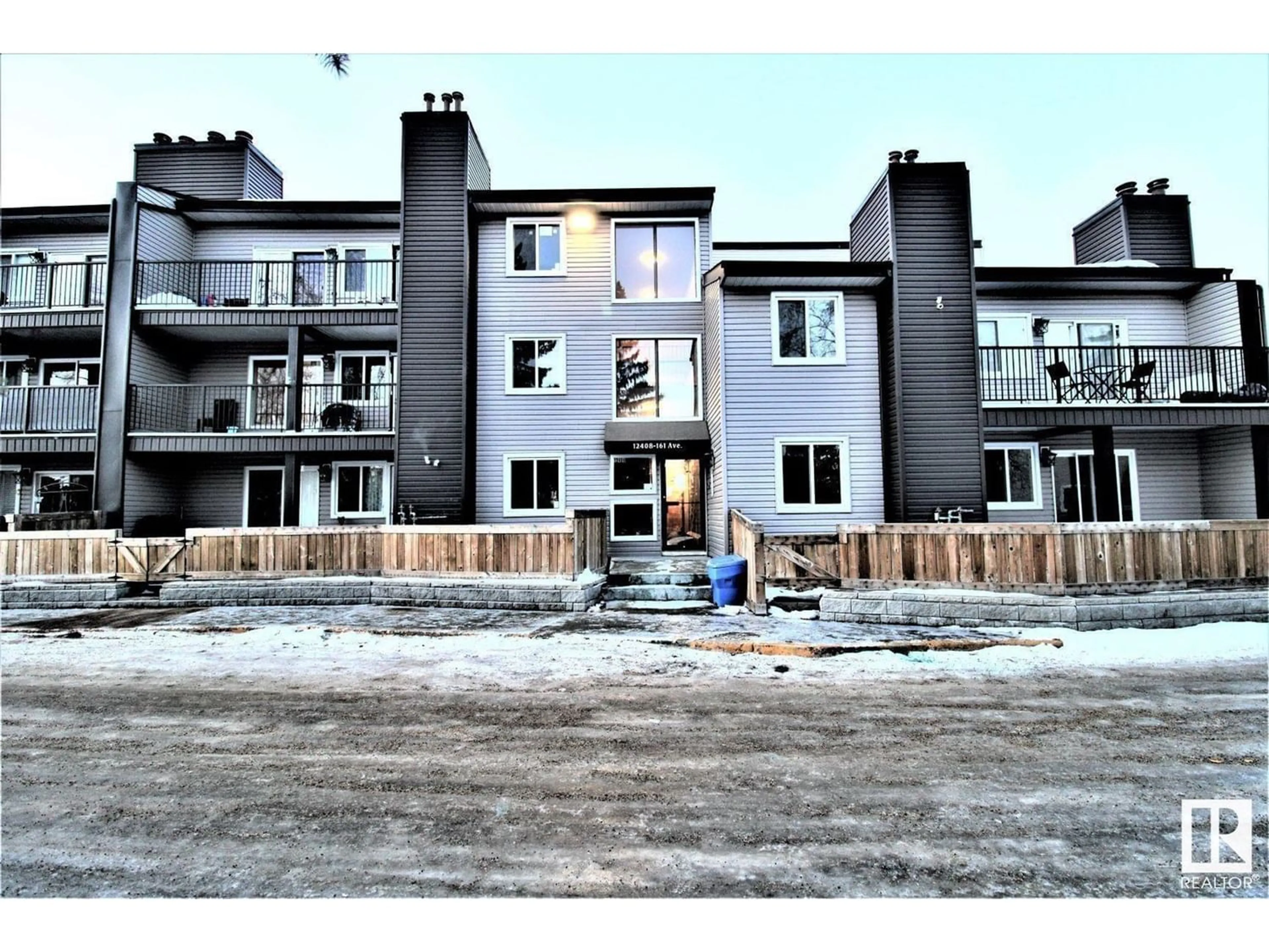 A pic from exterior of the house or condo for #101 12408 161 AV NW, Edmonton Alberta T5X4W6