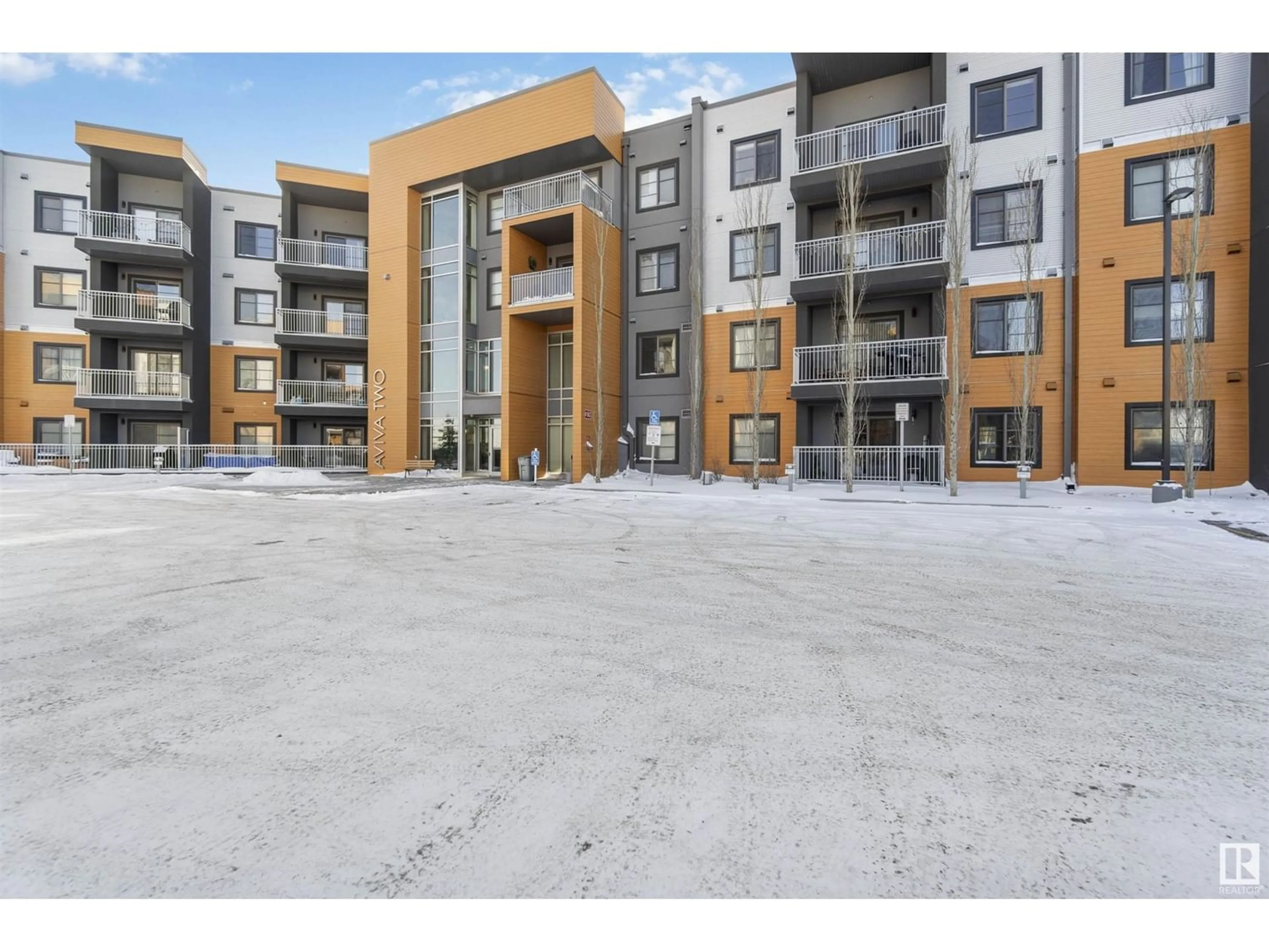 A pic from exterior of the house or condo for #117 503 Albany WY NW, Edmonton Alberta T6B0M5