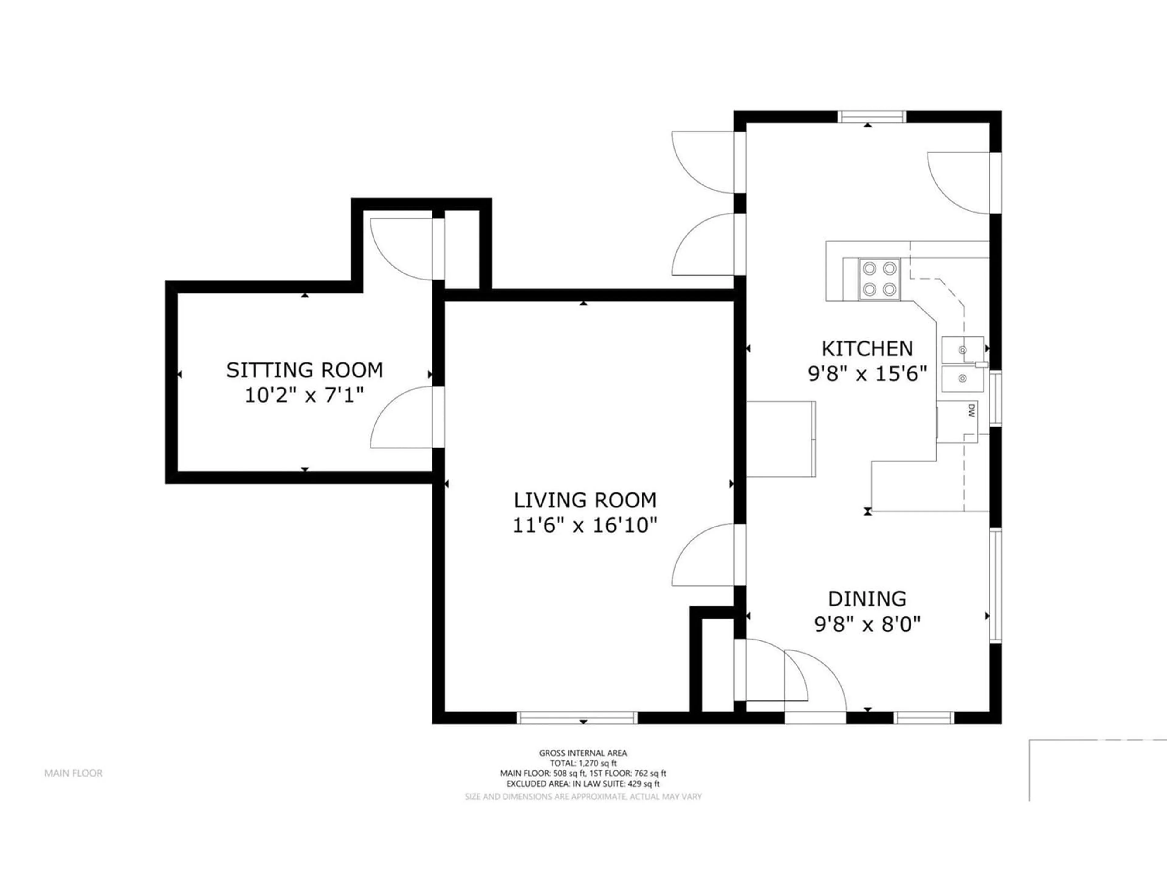 Floor plan for 5112 49 ST, Bonnyville Town Alberta T9N2G9