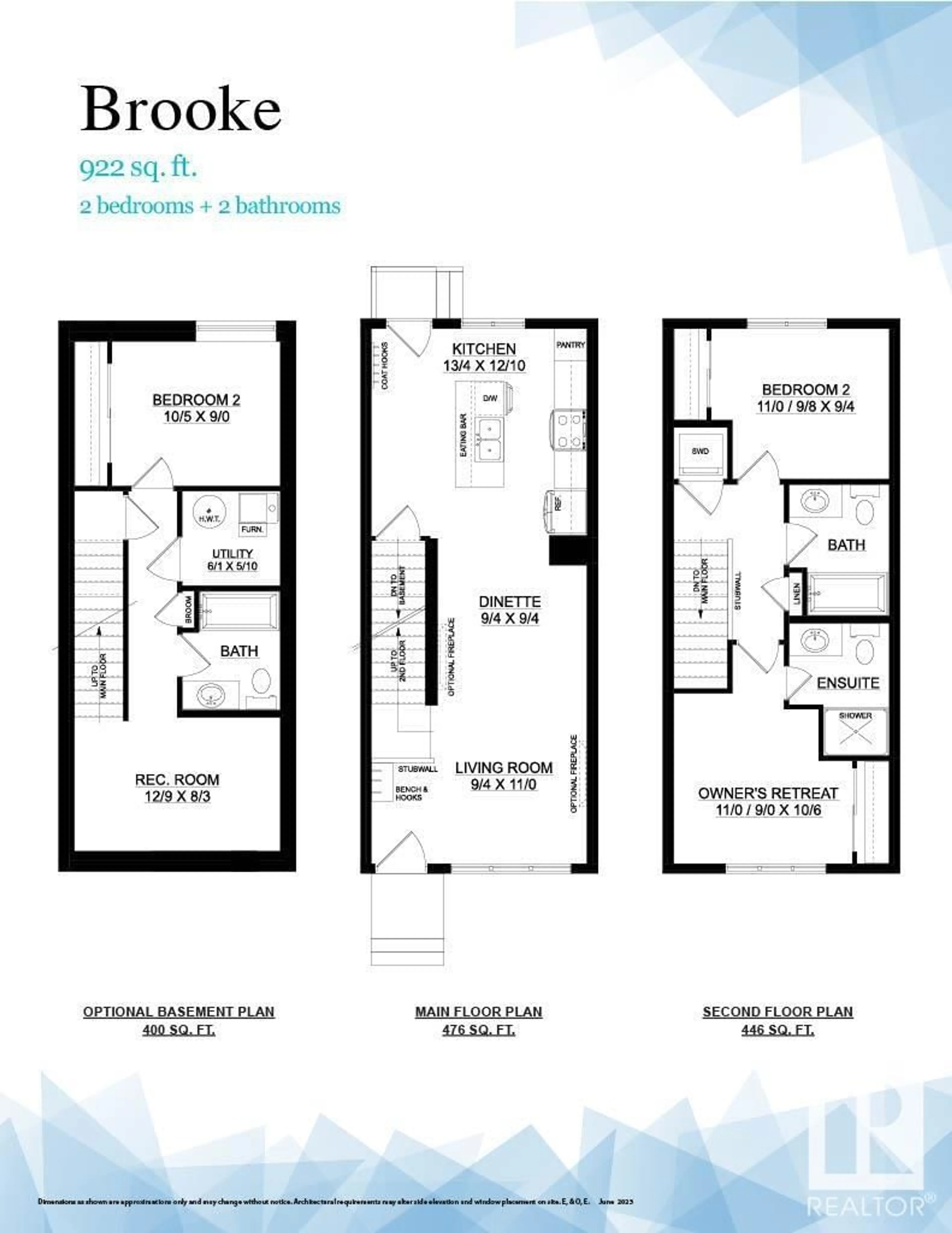 Floor plan for 2720 193 ST NW, Edmonton Alberta T6M3B2