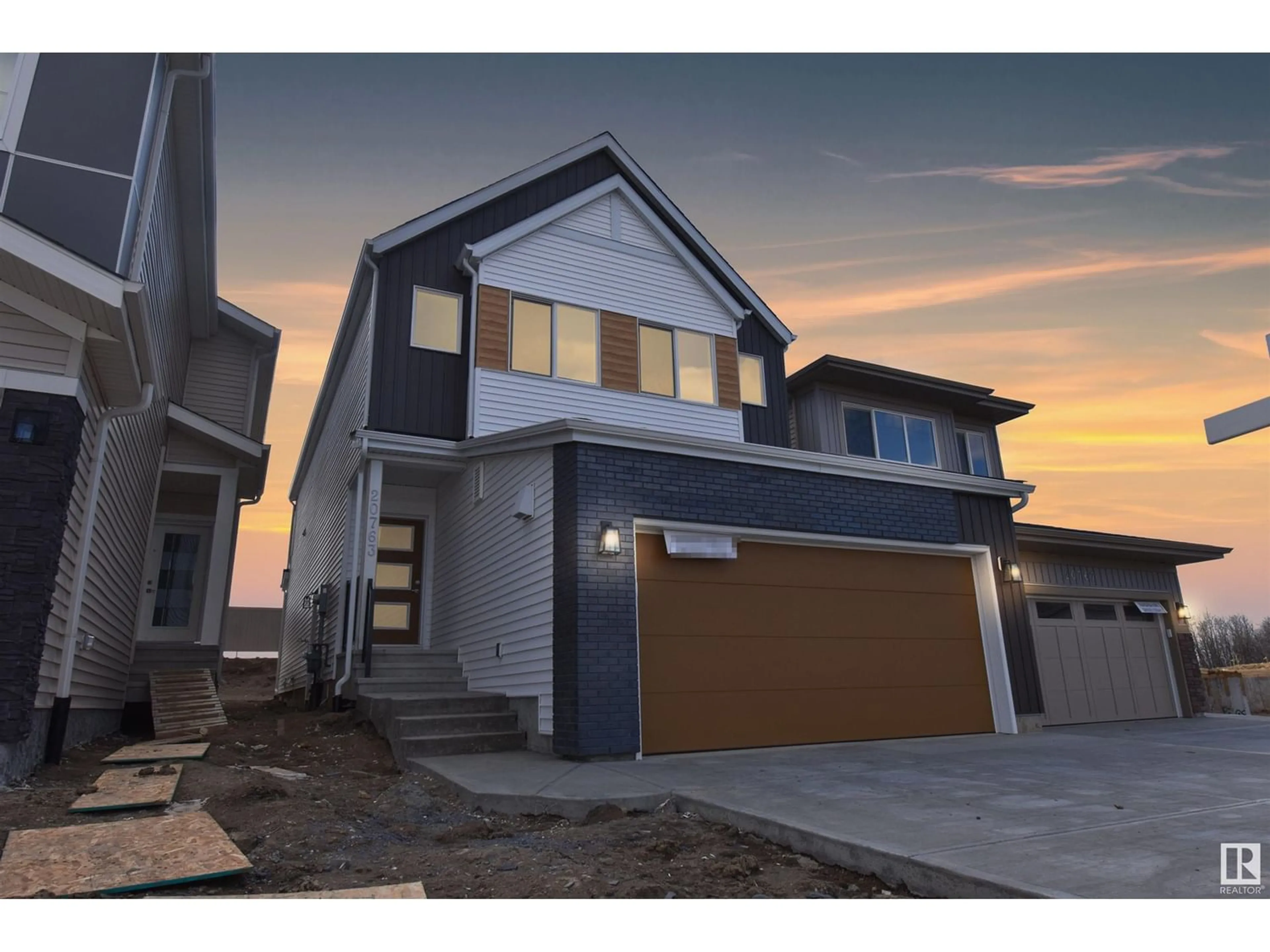 Frontside or backside of a home for 20763 24 AV NW, Edmonton Alberta T6M2J7