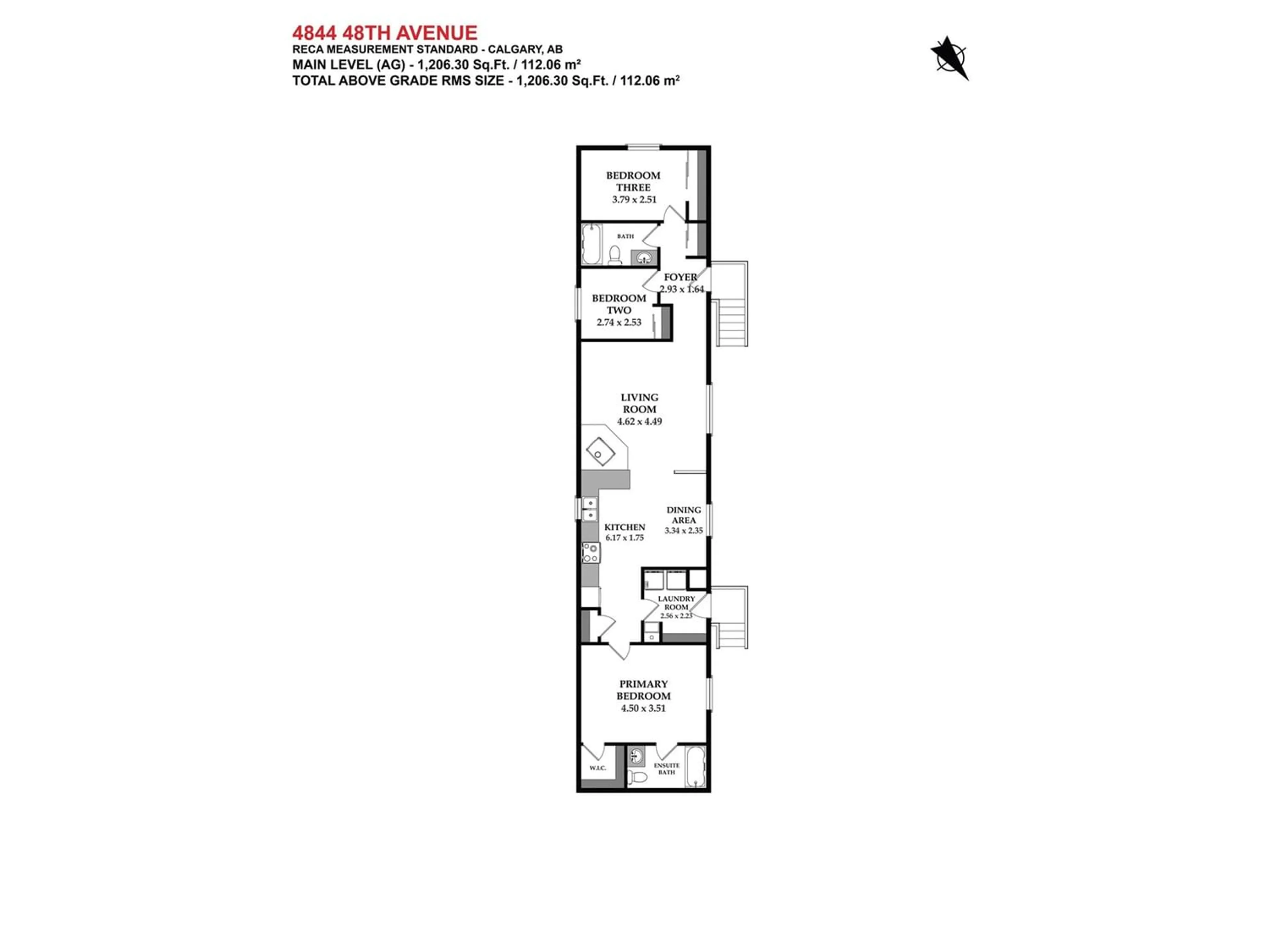 Floor plan for 4844 48 AV, Chipman Alberta T0B0W0