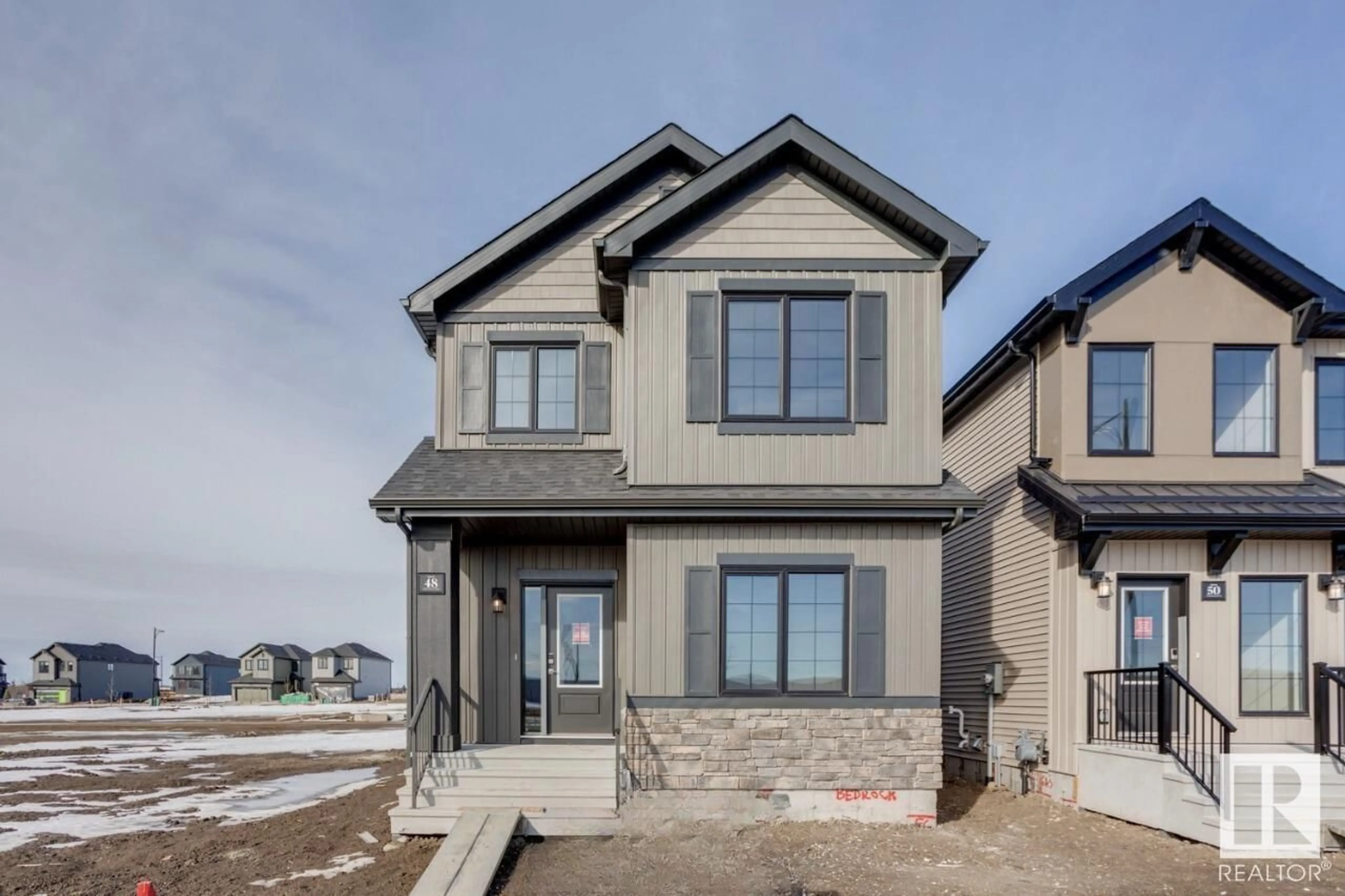 Frontside or backside of a home for 48 Chambery CR, St. Albert Alberta T8T2C5