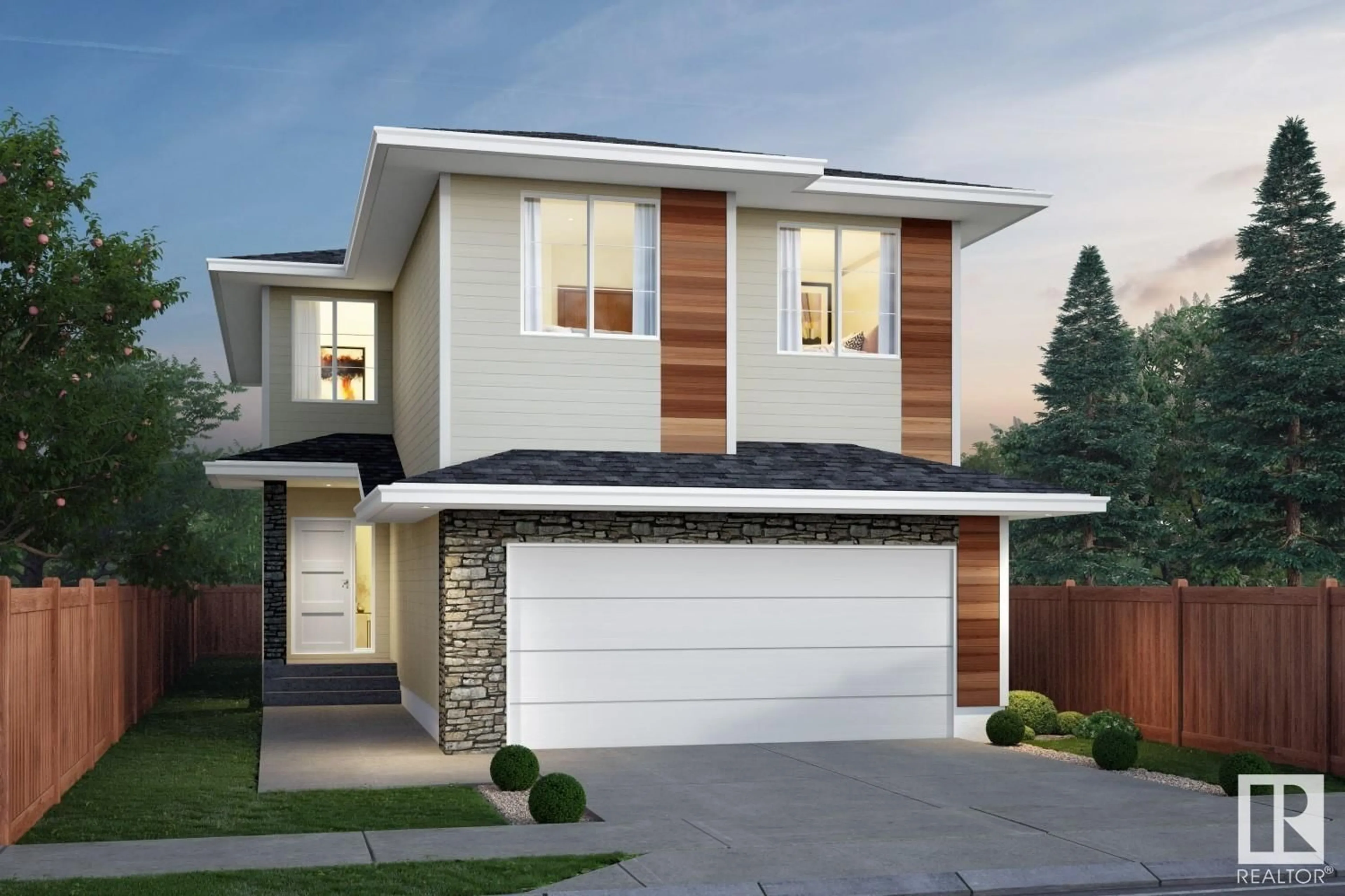 Home with vinyl exterior material for 8178 222A ST NW, Edmonton Alberta T5T7H9