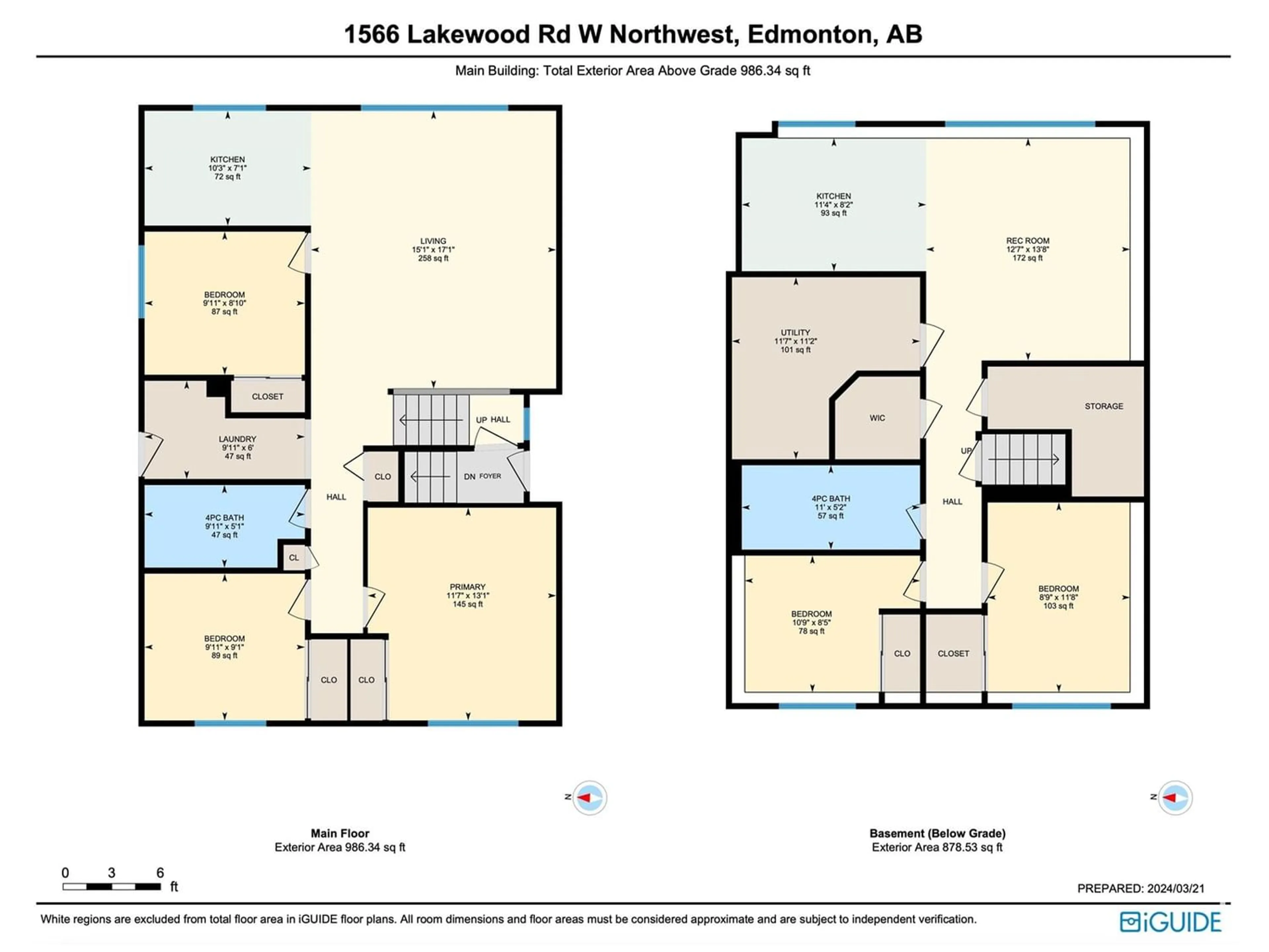 Floor plan for 1566 LAKEWOOD RD W NW, Edmonton Alberta T6K2V9