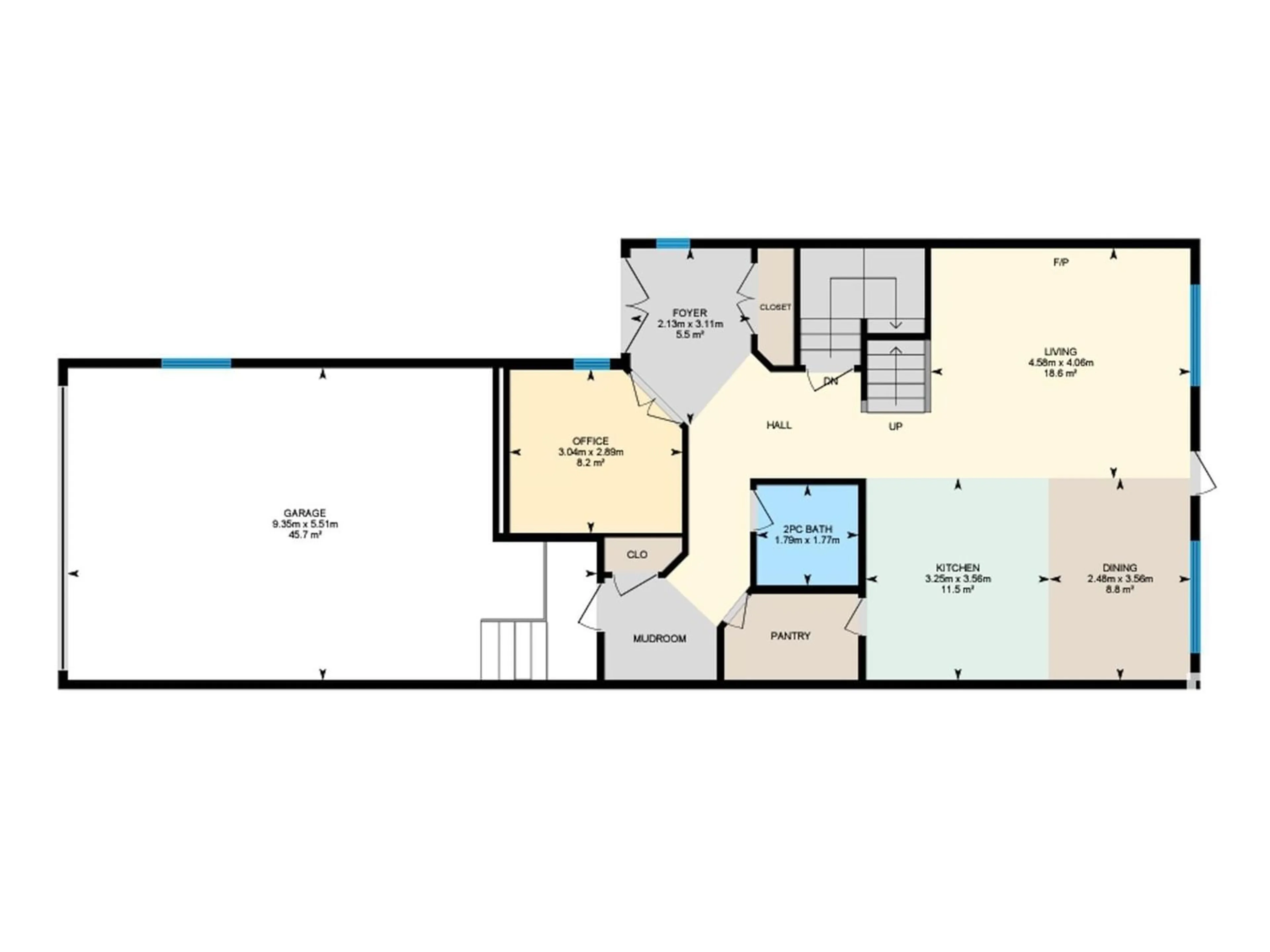 Floor plan for 4402 38A ST, Beaumont Alberta T4X2B8
