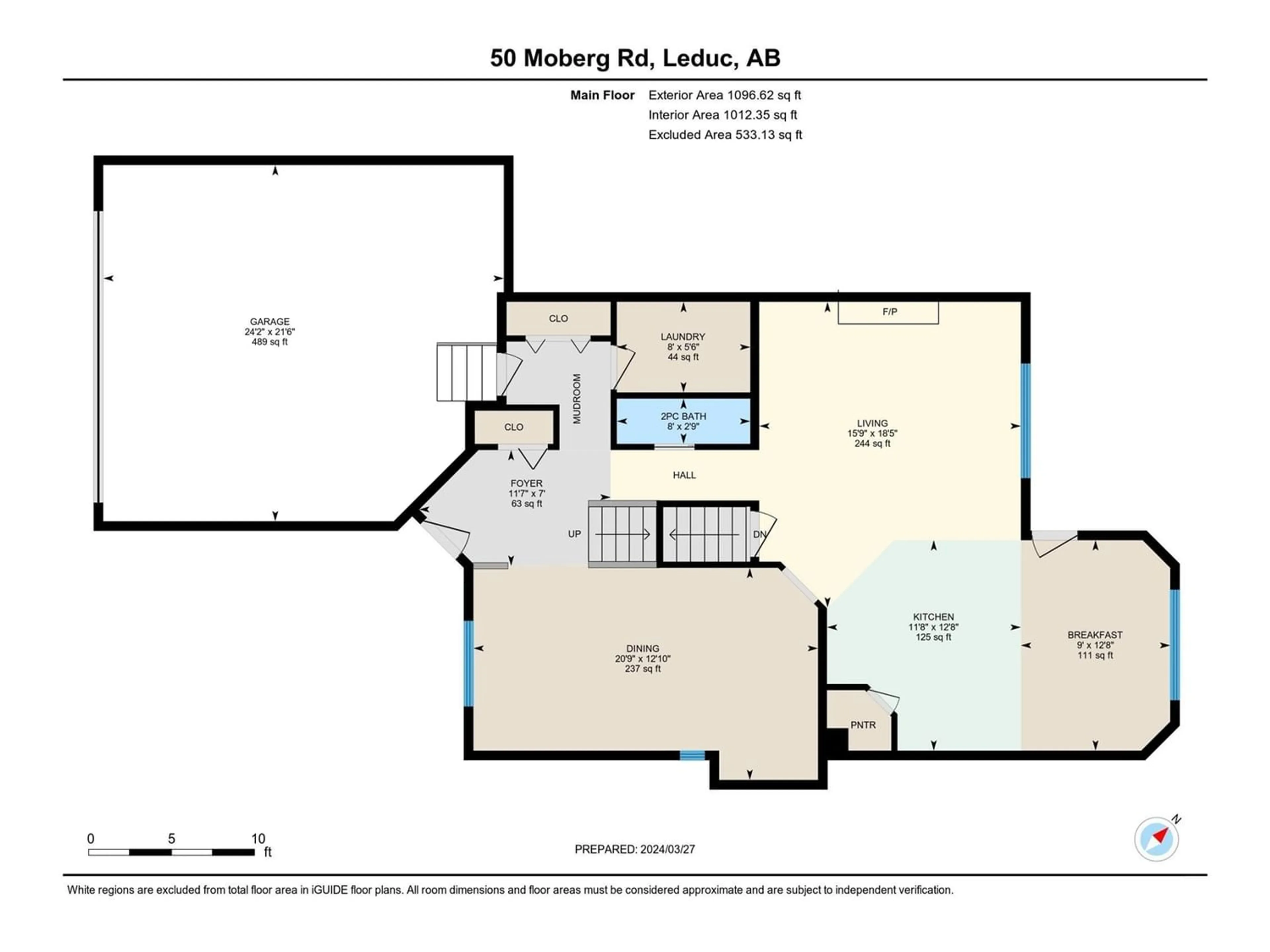 Floor plan for 50 MOBERG RD, Leduc Alberta T9E8A6