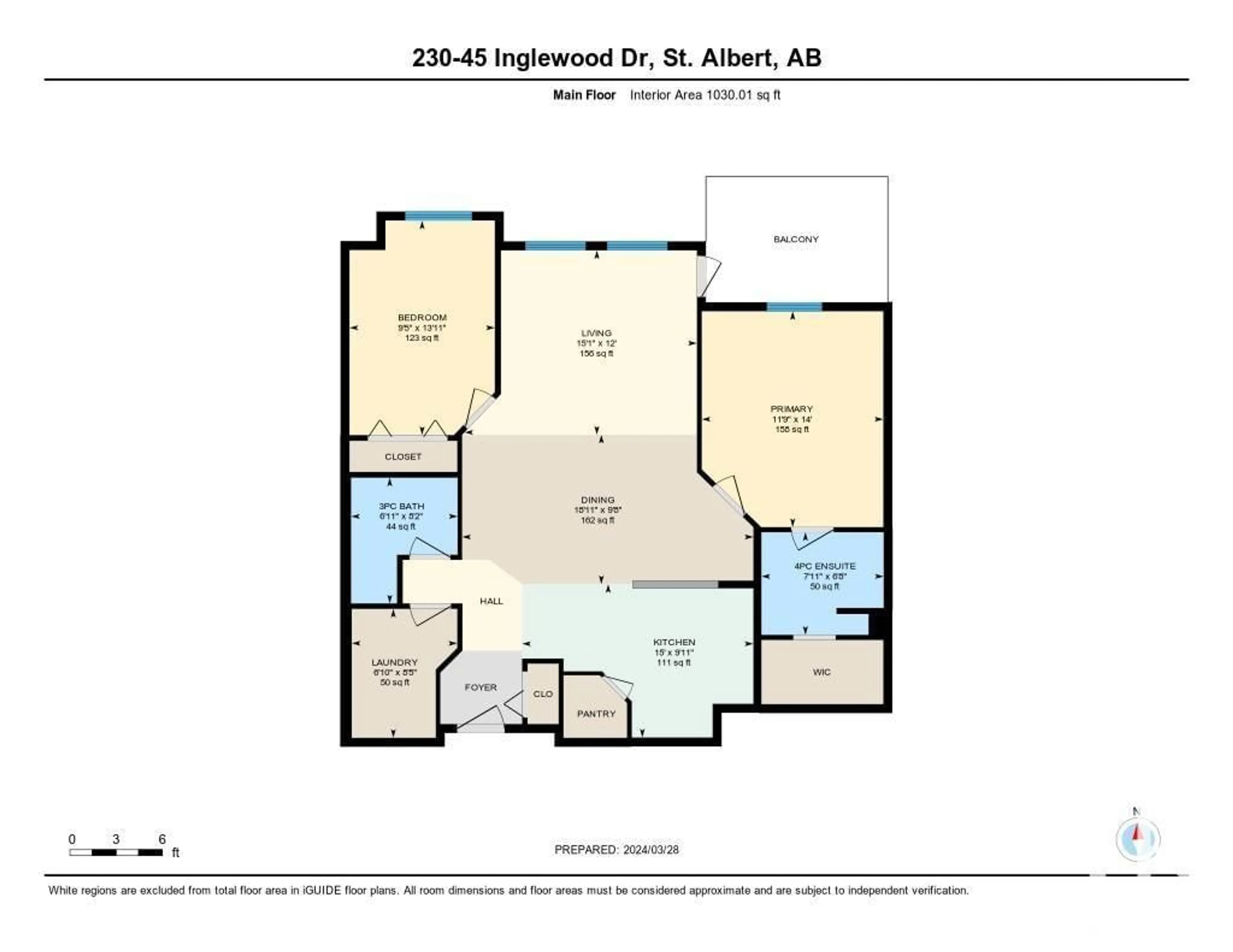 Floor plan for #230 45 INGLEWOOD DR, St. Albert Alberta T8N0B6