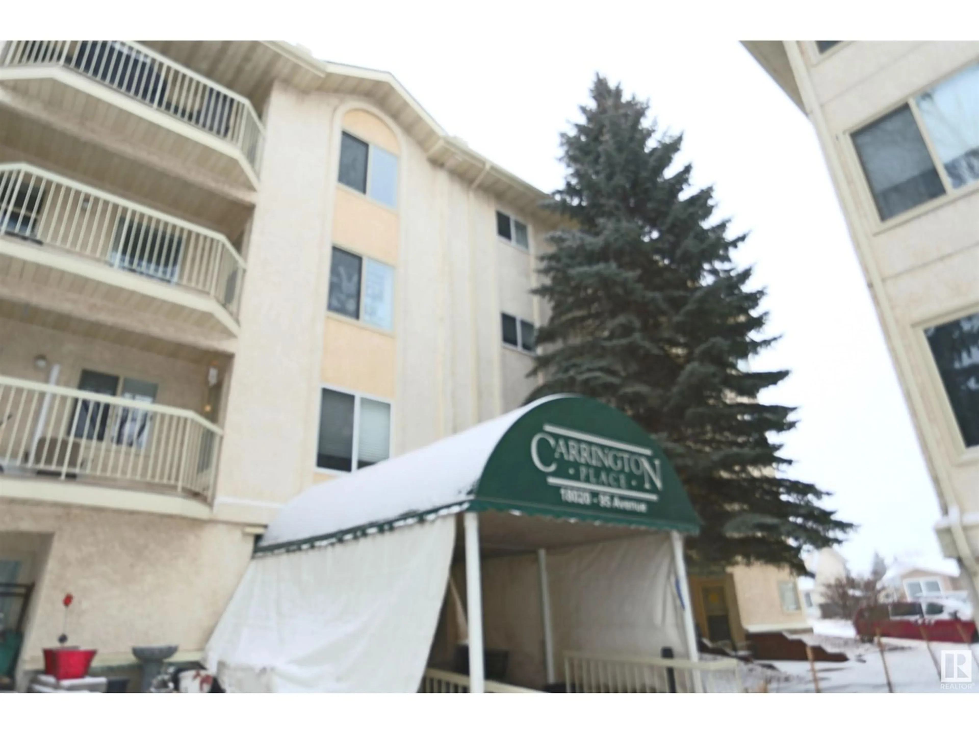 A pic from exterior of the house or condo for #214 18020 95 AV NW, Edmonton Alberta T5T5W3