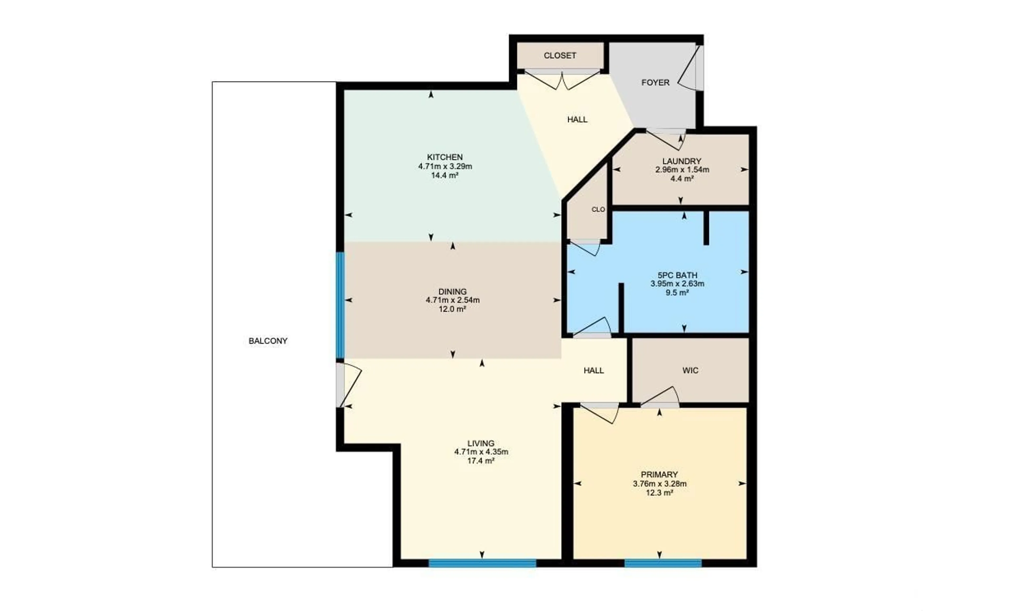 Floor plan for #442 200 BELLEROSE DR, St. Albert Alberta T8N7P7