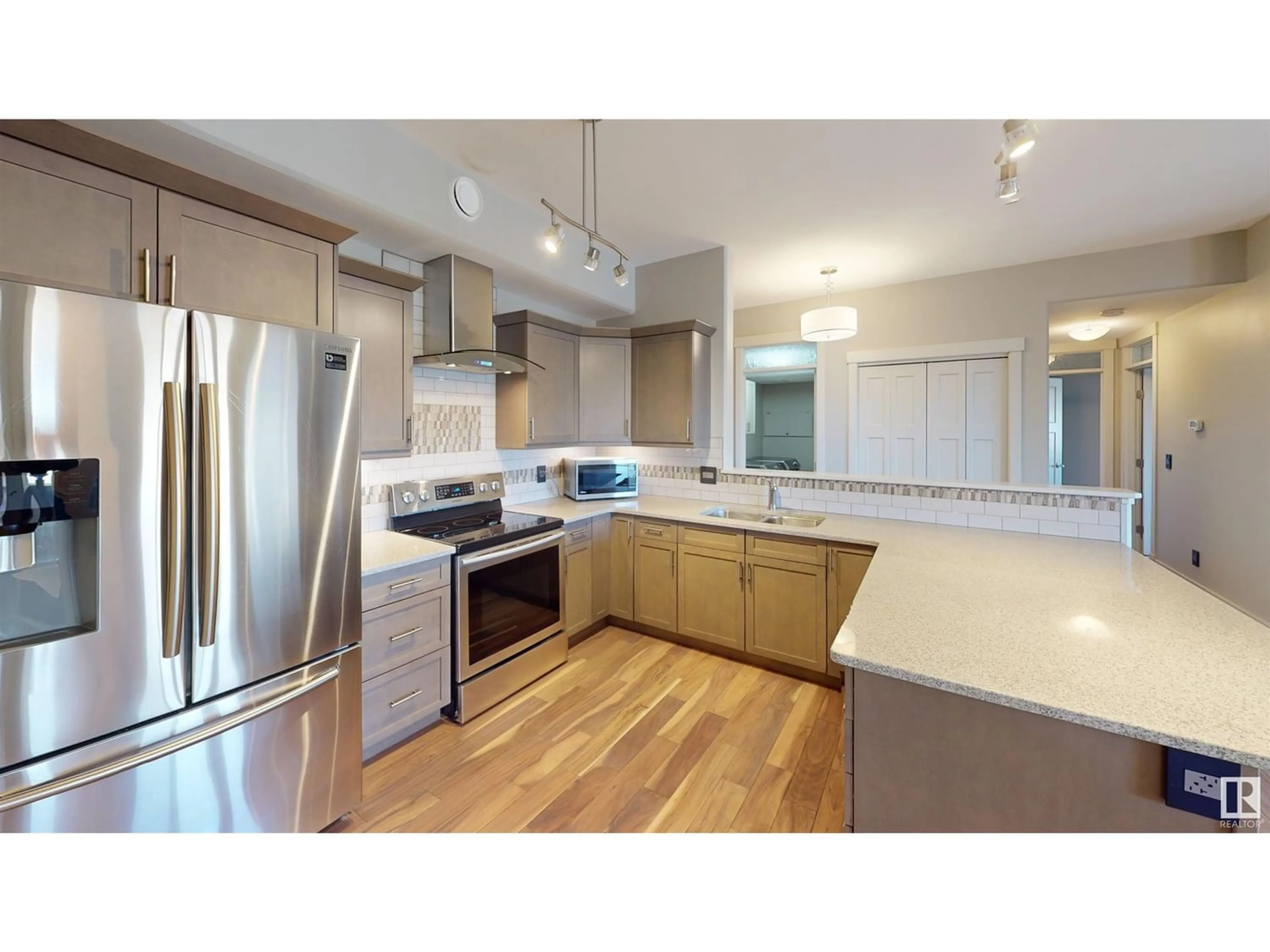 Contemporary kitchen for #406 5201 Brougham DR, Drayton Valley Alberta T7A0C8