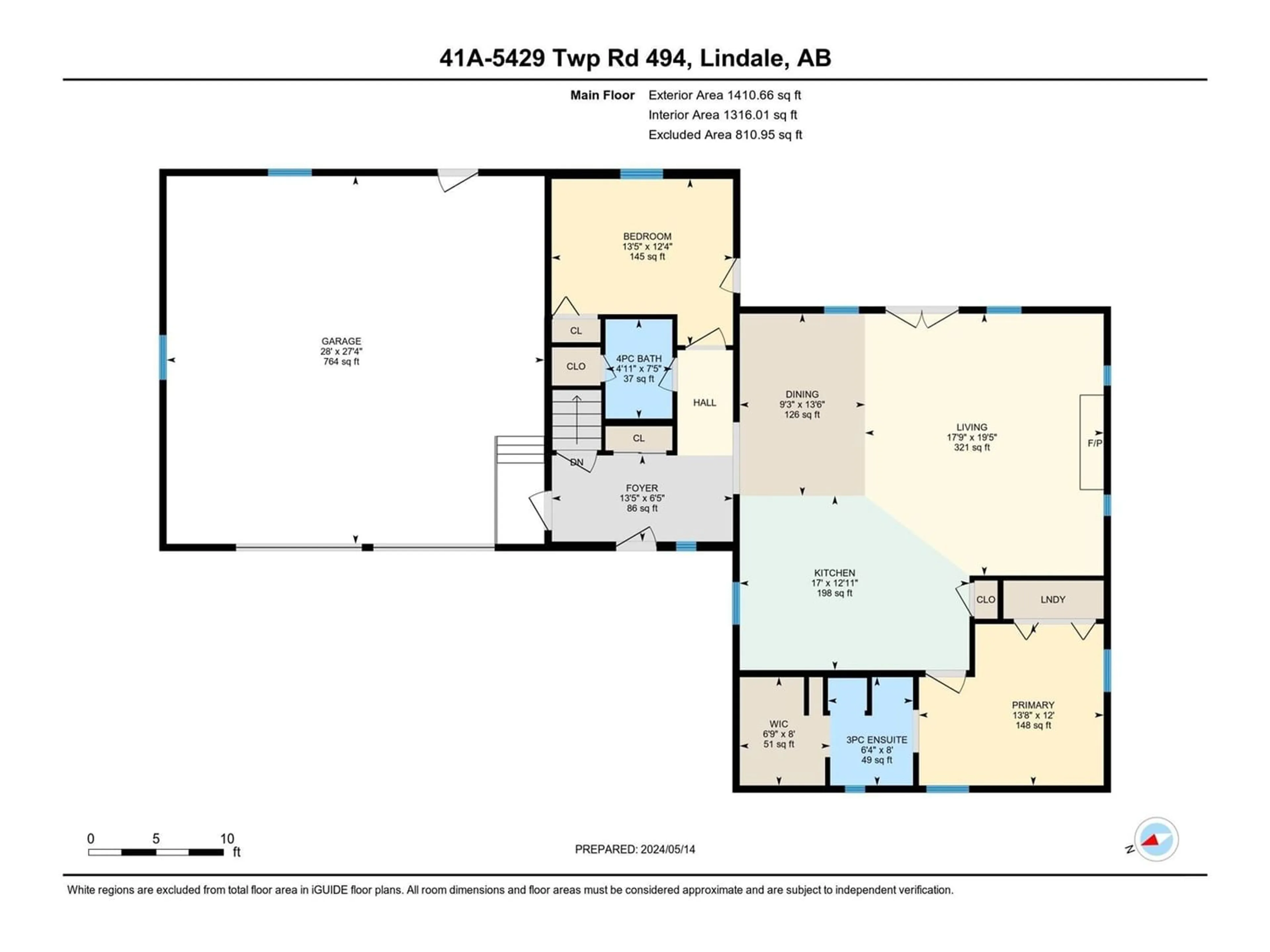 Indoor entryway for 41A 5429 TWP 494, Rural Brazeau County Alberta T0C1W0