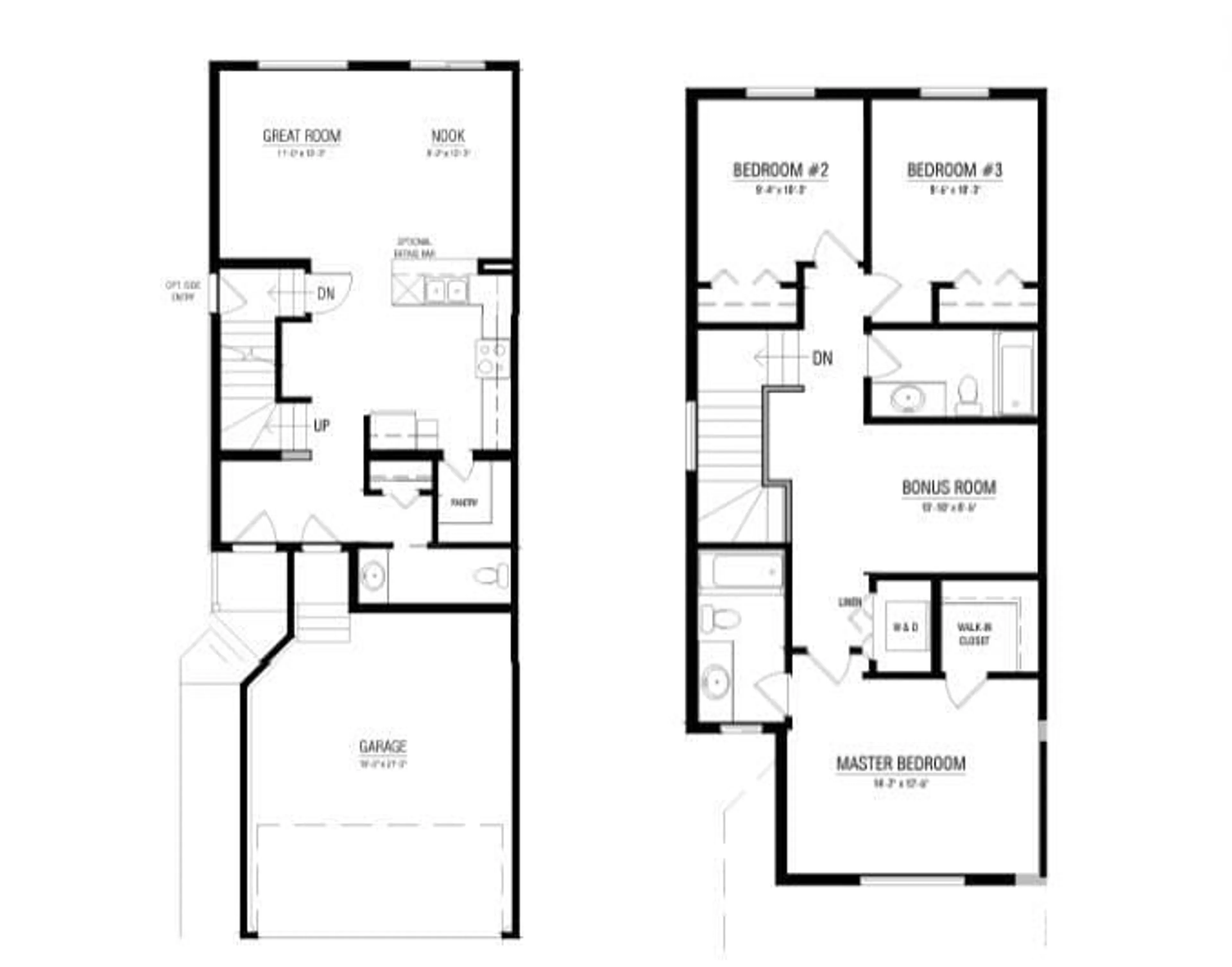 Floor plan for 3404 169 ST SW, Edmonton Alberta T6W5M4