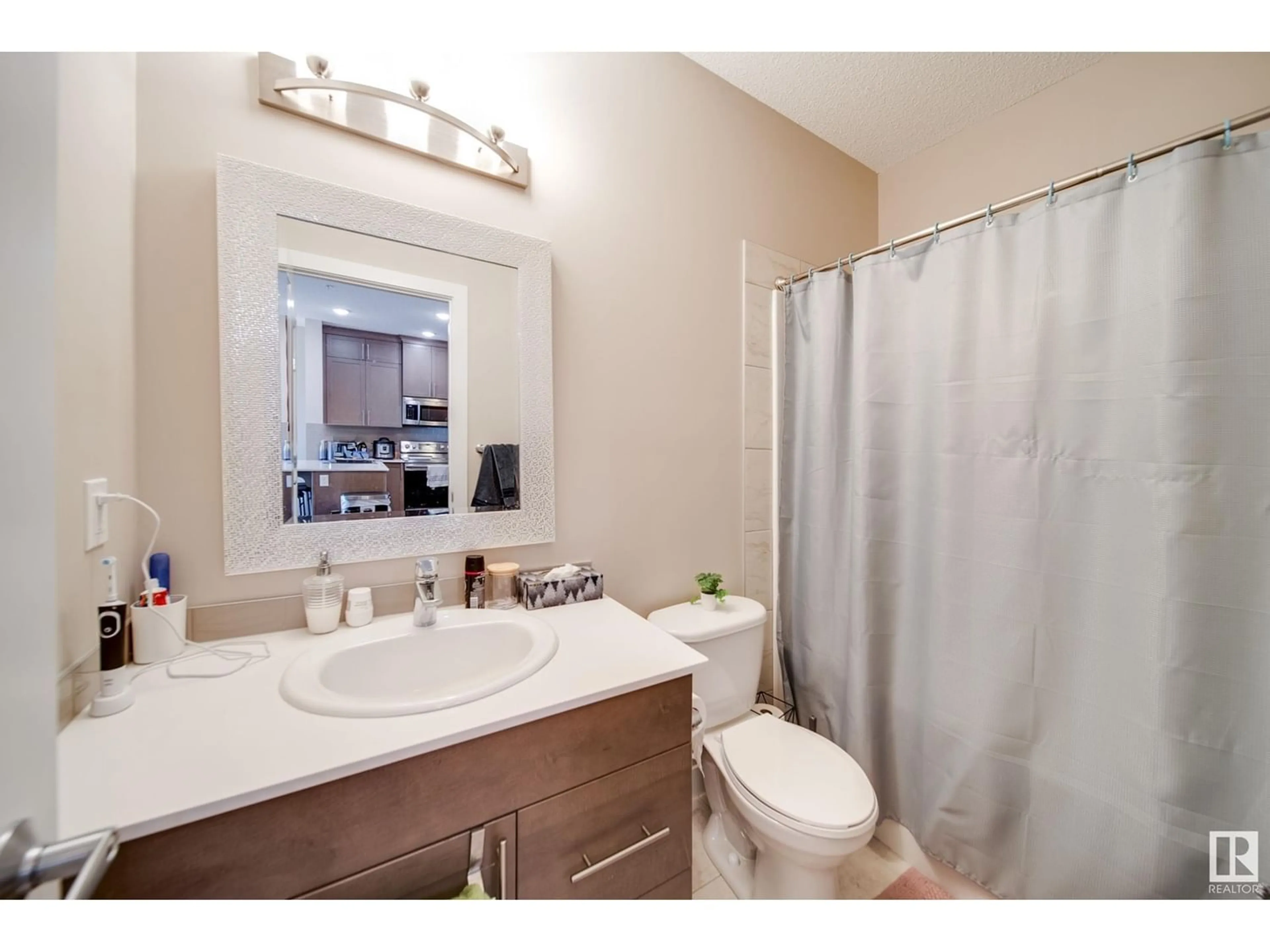 Bathroom for #203 12804 140 AV NW, Edmonton Alberta T6V0M3