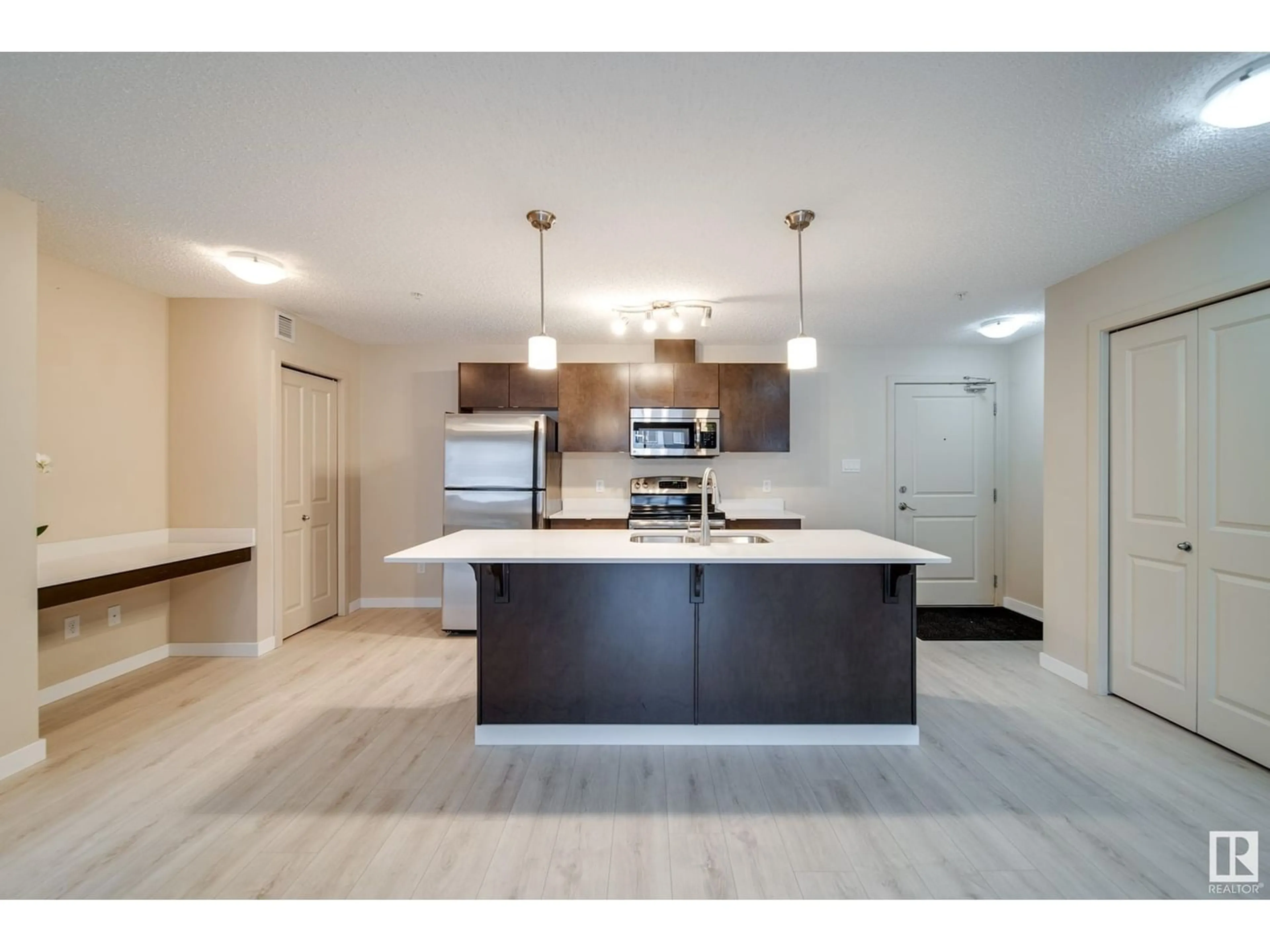Contemporary kitchen for #110 508 ALBANY WY NW, Edmonton Alberta T6V0L1