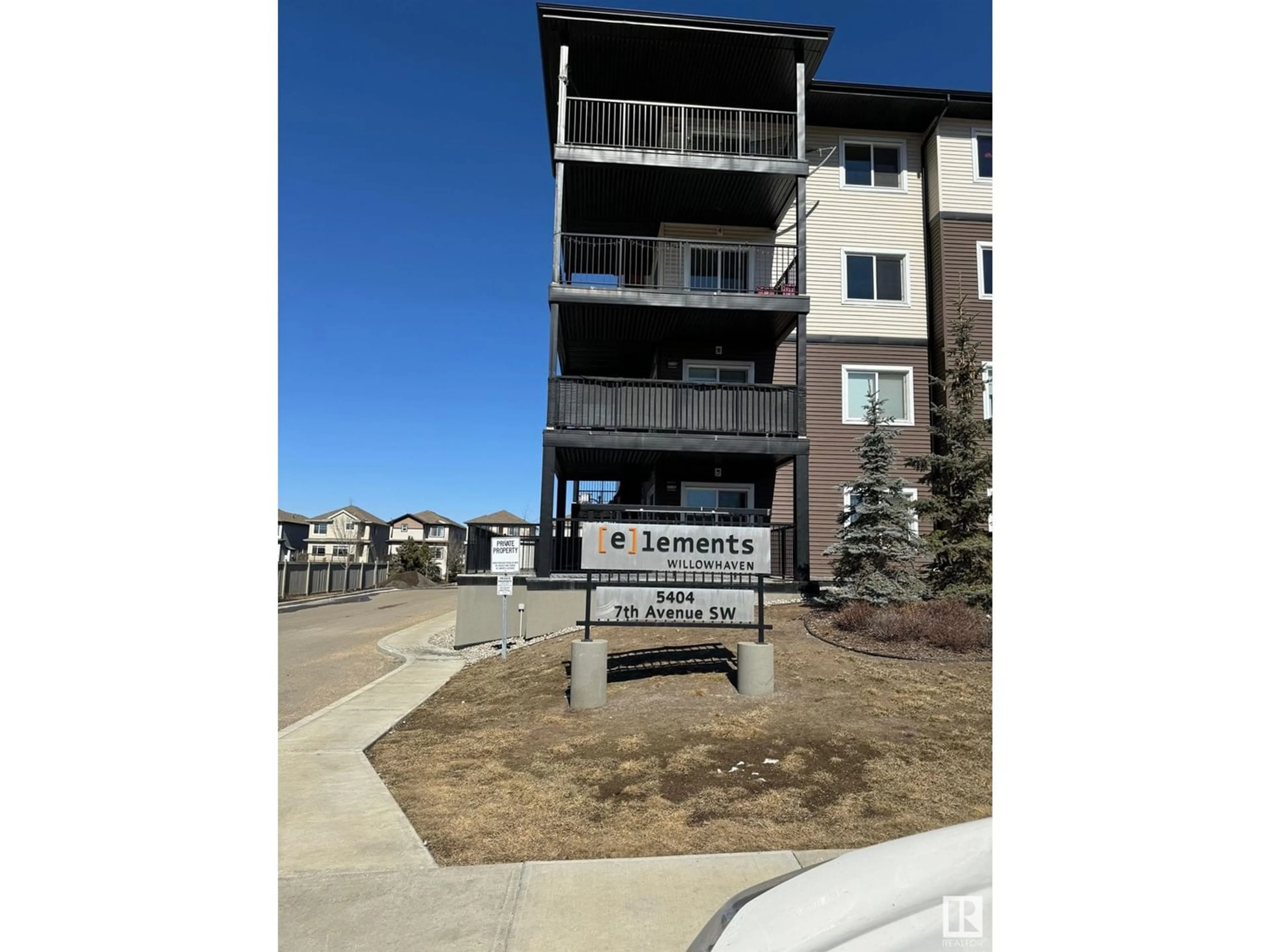 A pic from exterior of the house or condo for #313 5404 7 AV SW SW, Edmonton Alberta T6X2K4