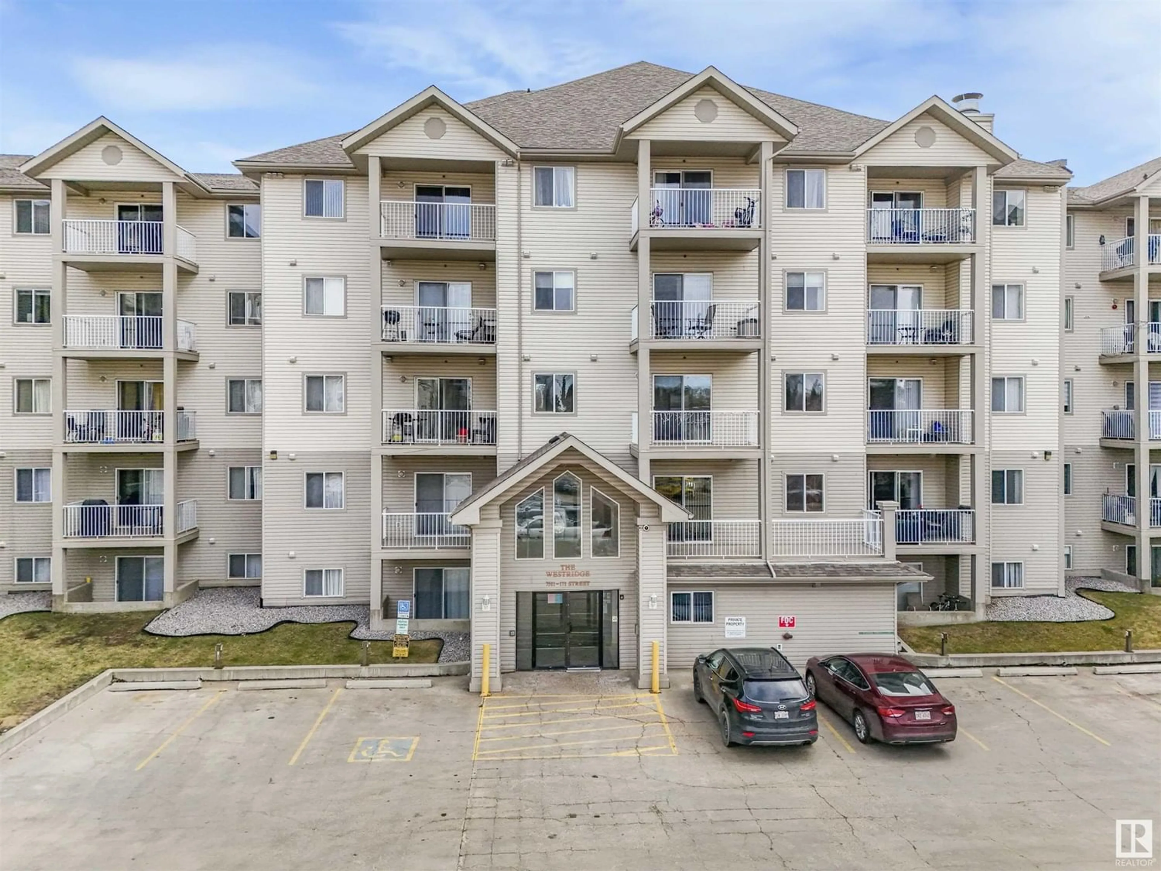 A pic from exterior of the house or condo for #418 7511 171 ST NW, Edmonton Alberta T5T6S7