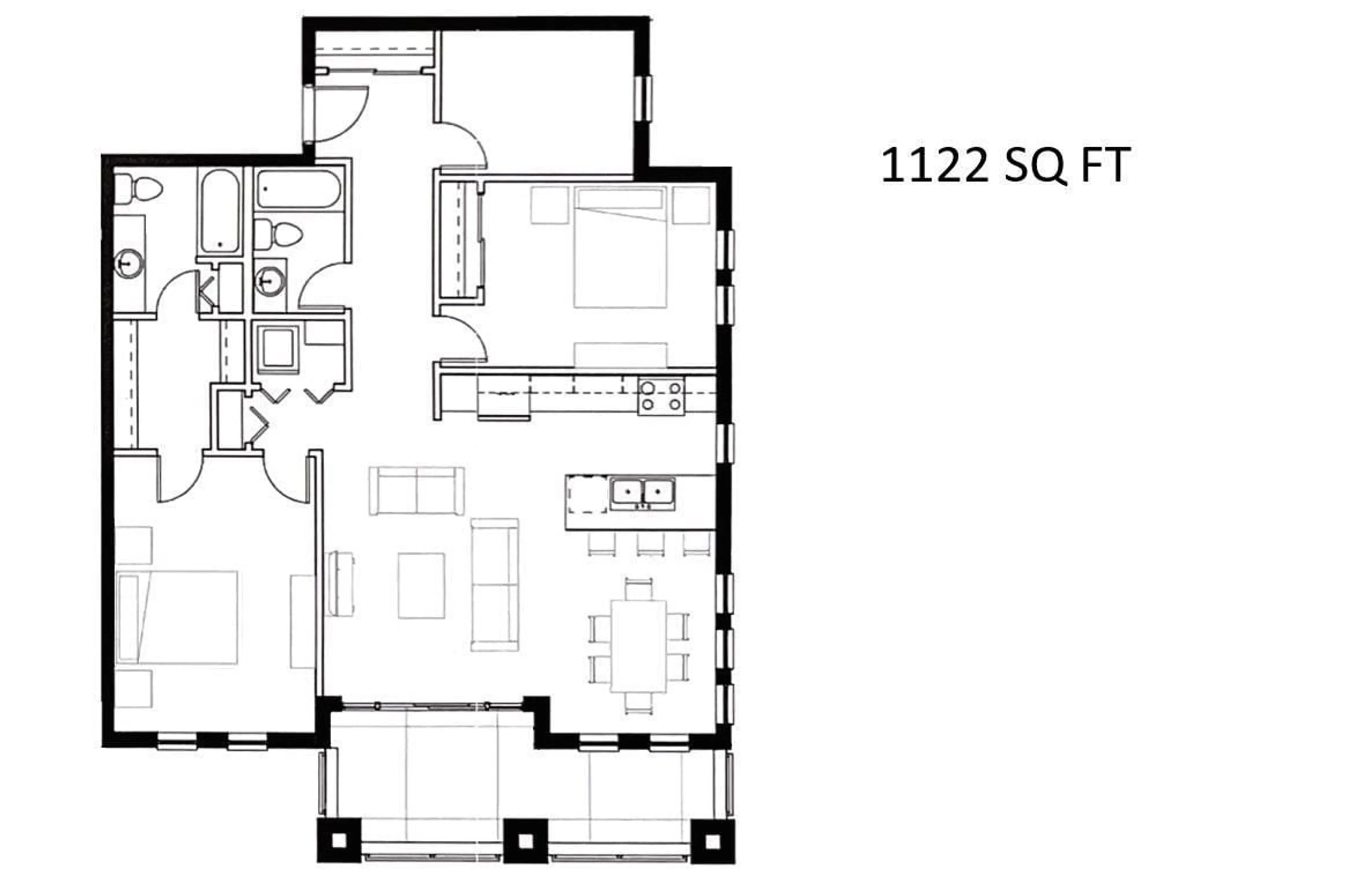 Floor plan for #106 17 COLUMBIA AV W, Devon Alberta T9G1Y7