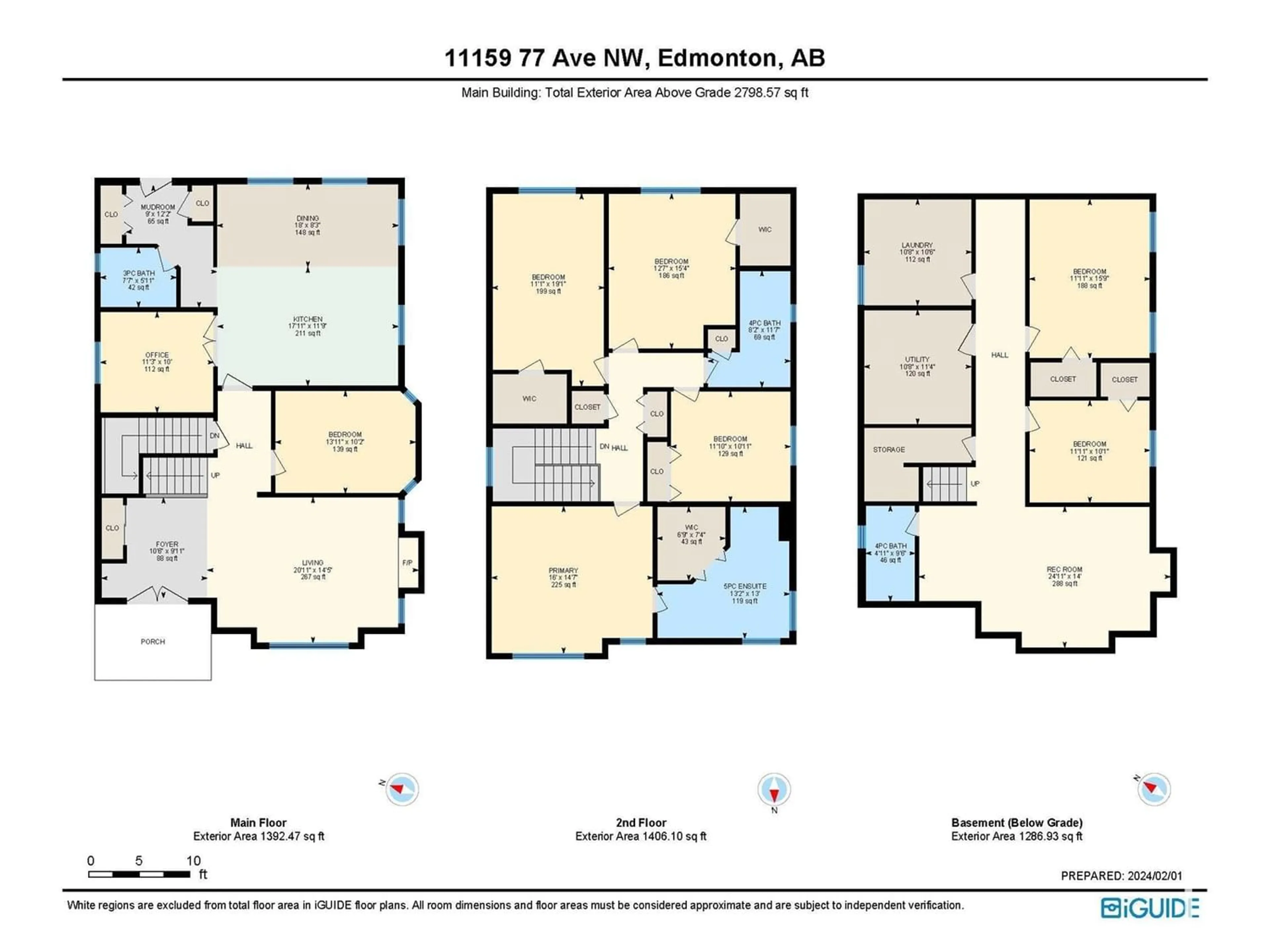 Floor plan for 11159 77 AV NW, Edmonton Alberta T6G0L5