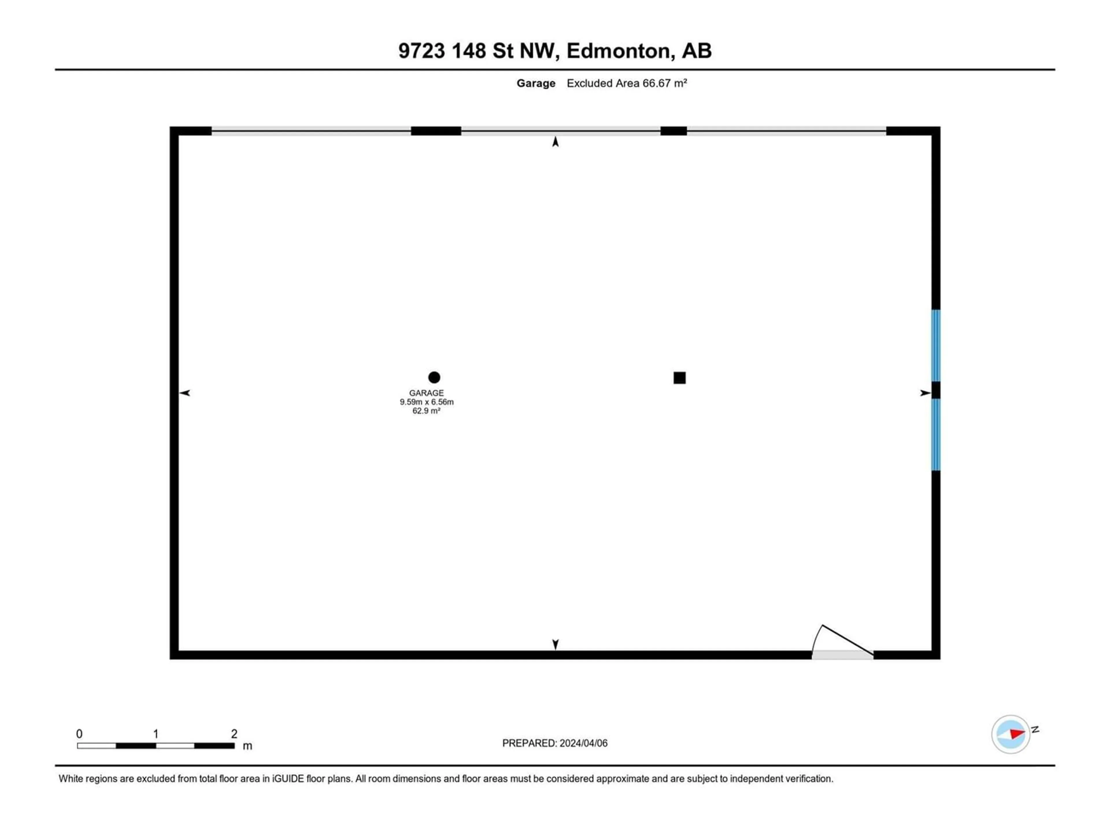 Floor plan for 9723 148 ST NW, Edmonton Alberta T5N3E7
