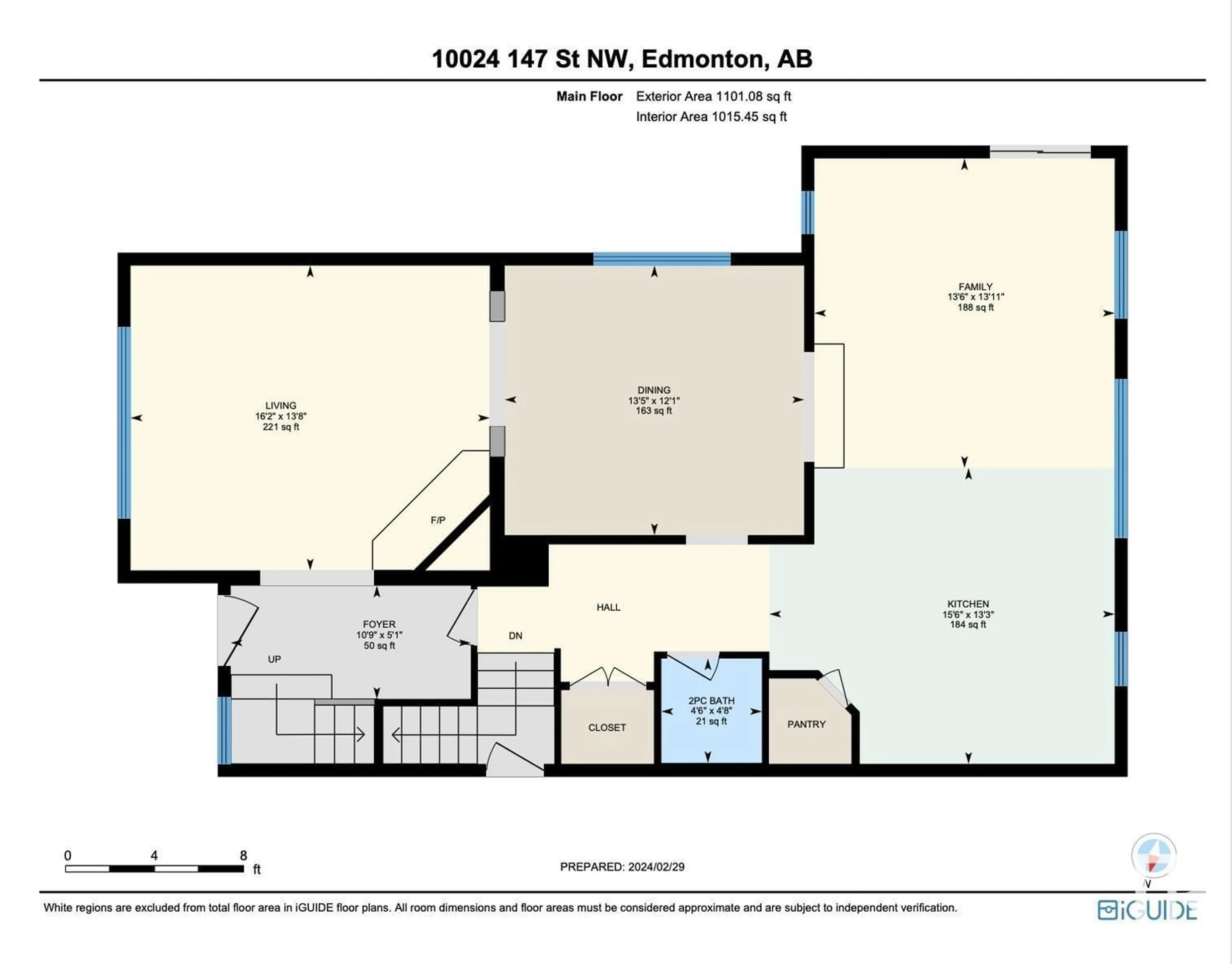 Floor plan for 10024 147 ST NW, Edmonton Alberta T5N3B7