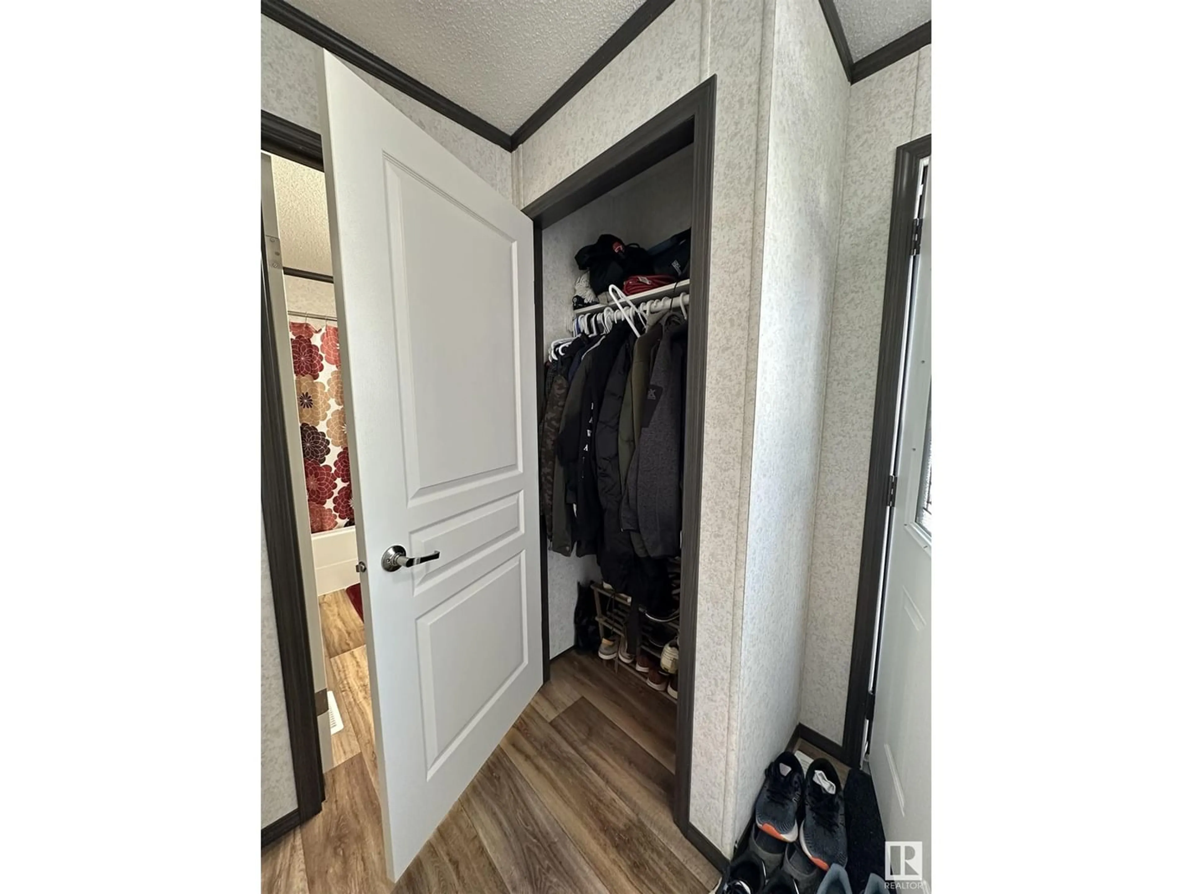 Storage room or clothes room or walk-in closet for #32 Pleasantview MHP, Drayton Valley Alberta T7A2A2