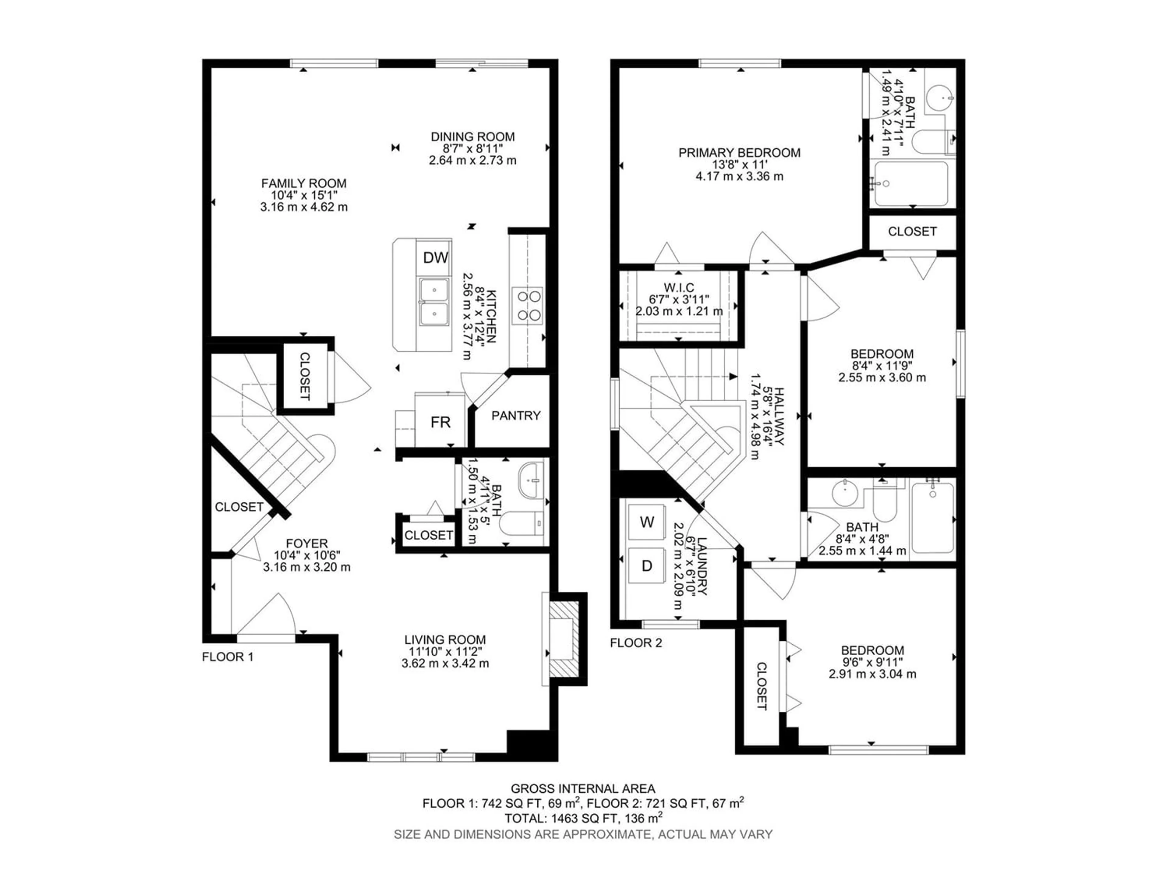Floor plan for 16409 58 ST NW NW, Edmonton Alberta T5Y0C4