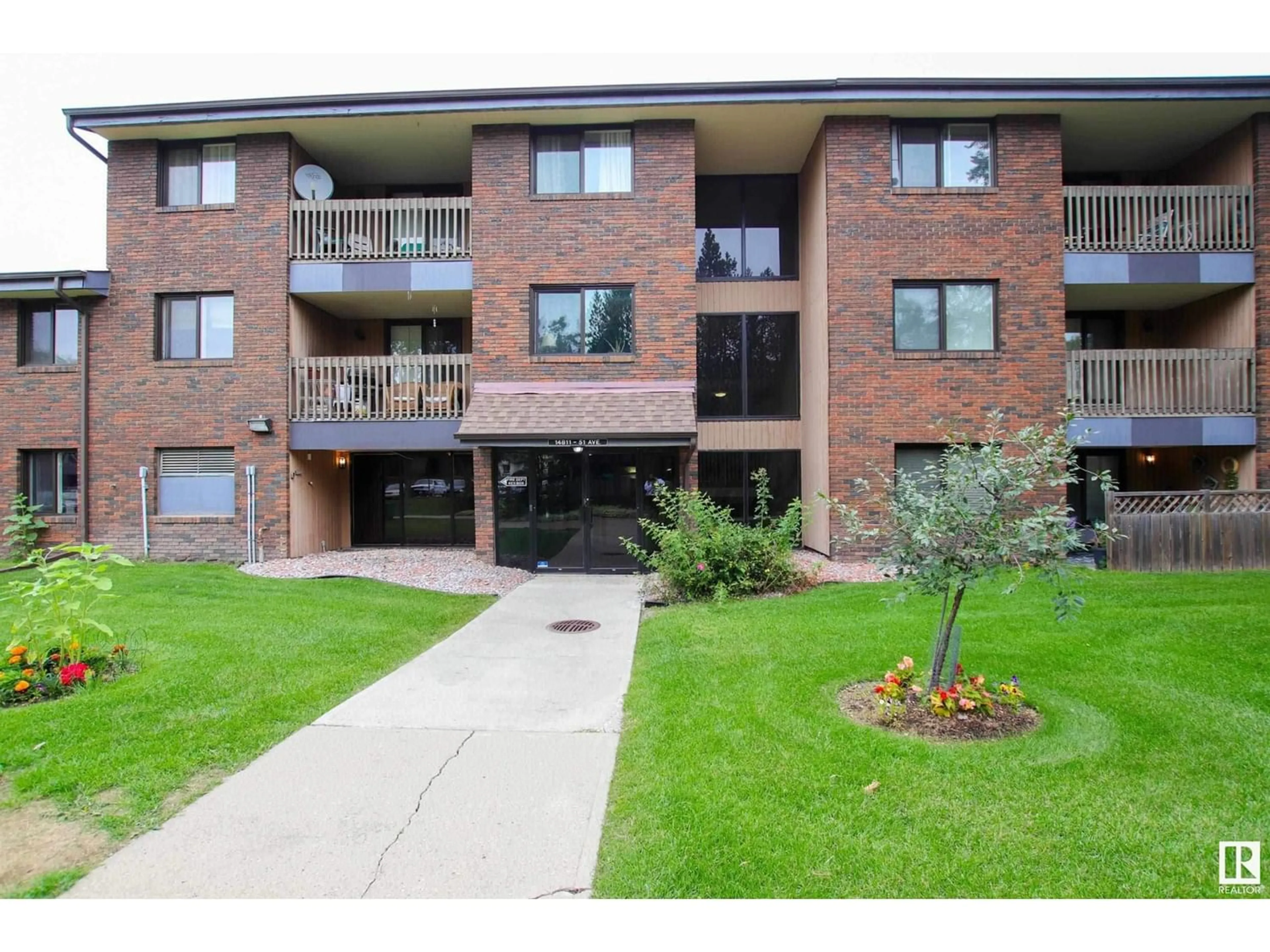 A pic from exterior of the house or condo for #208 14803 51 AV NW, Edmonton Alberta T6H5G4