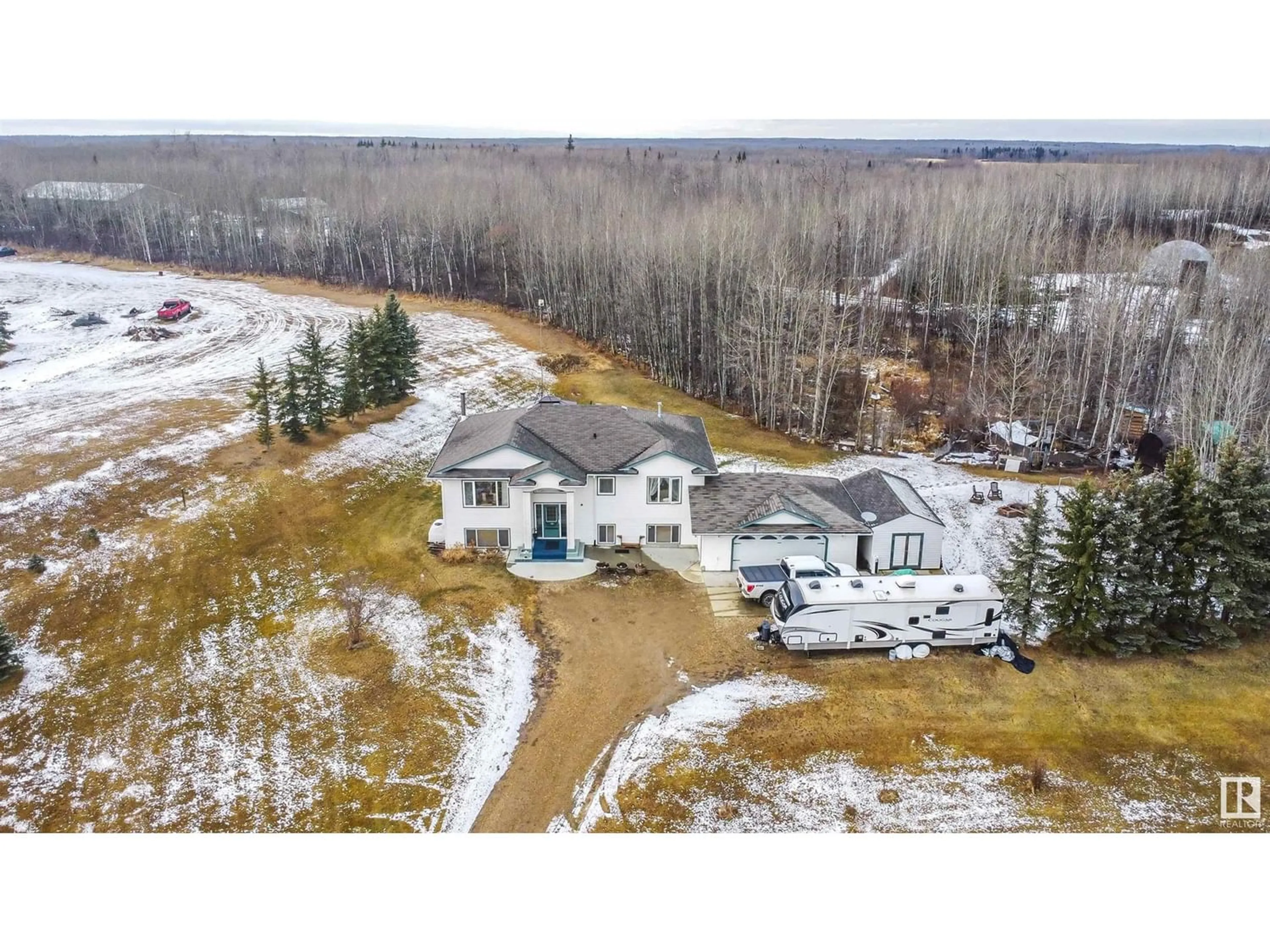 Frontside or backside of a home for #60 20508 Township Road 502, Rural Beaver County Alberta T8A4J0