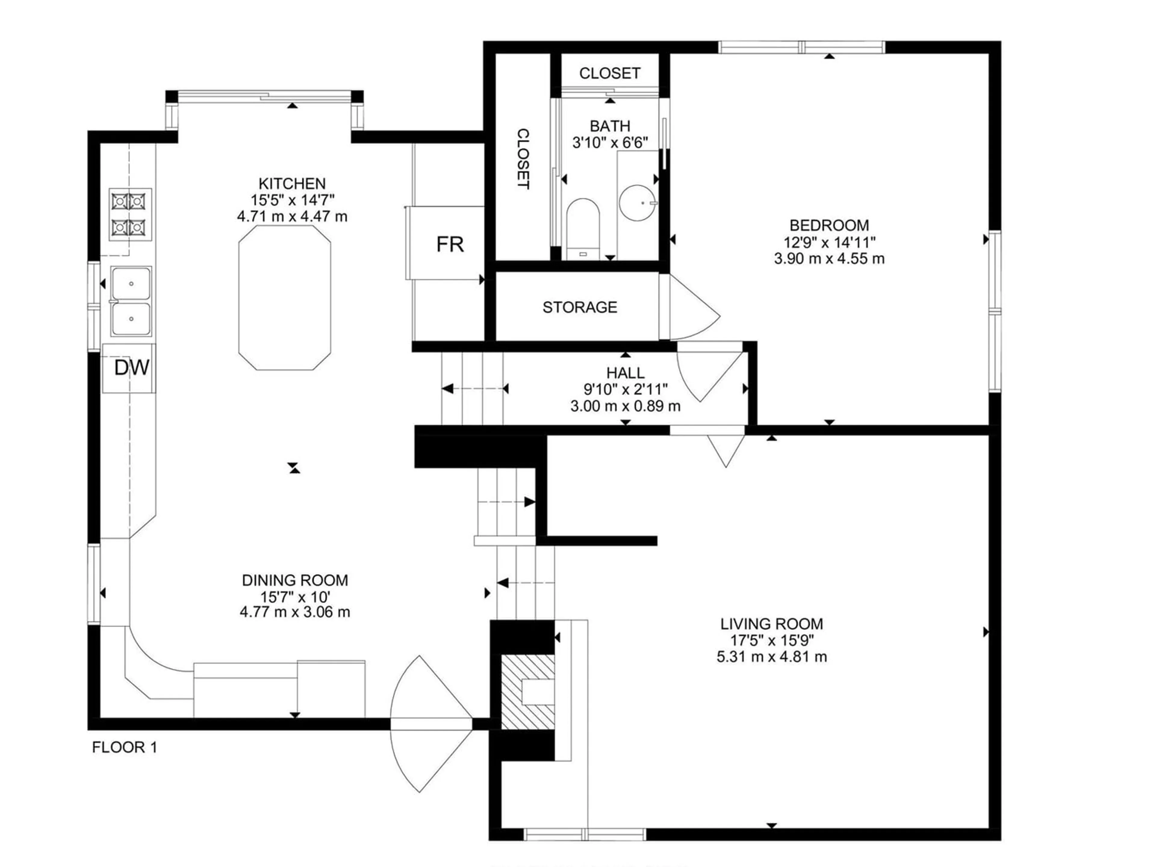 Floor plan for 6723 187 ST NW, Edmonton Alberta T5T2M9