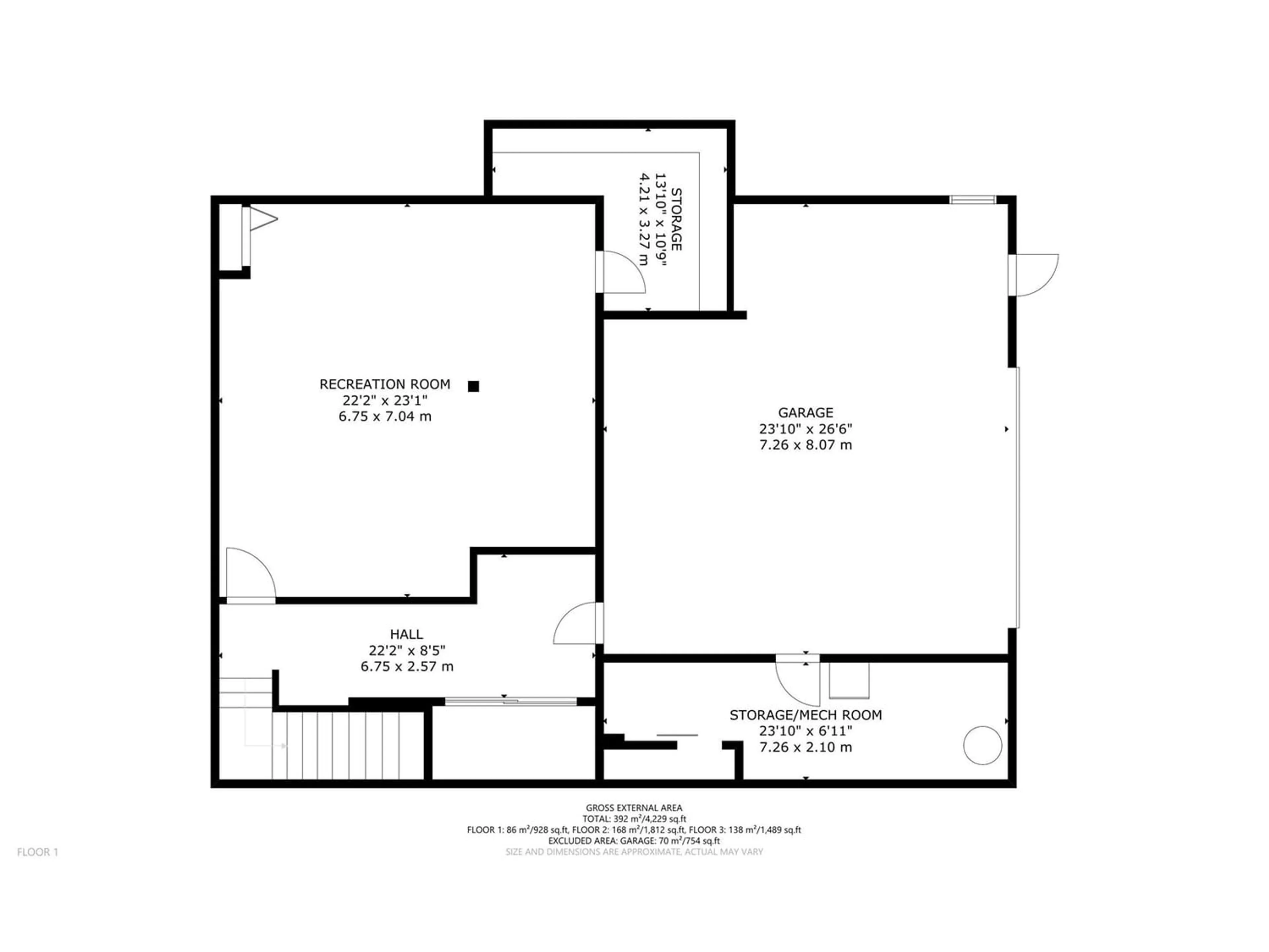 Floor plan for 6117 TWP RD 530, Rural Parkland County Alberta T0E2B0