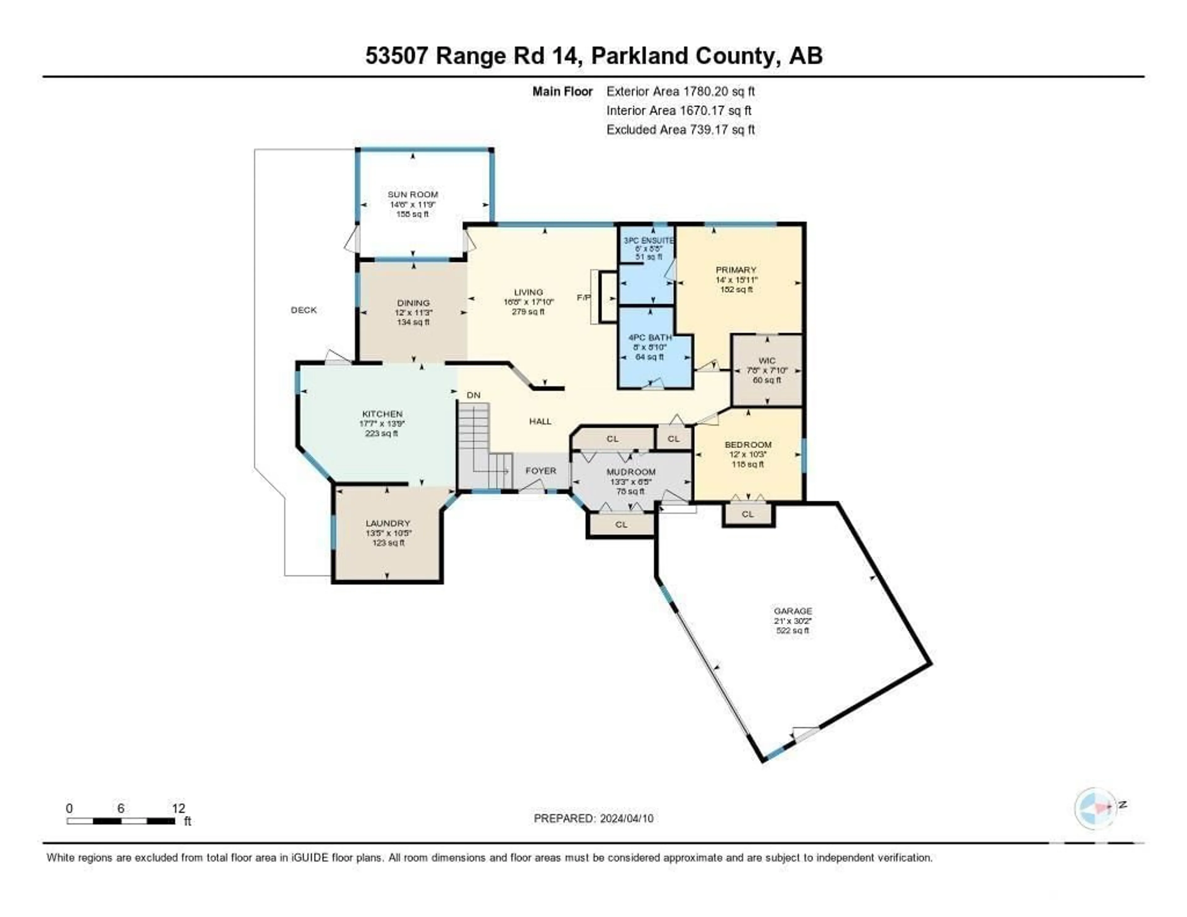 Floor plan for 53507 RR 14, Rural Parkland County Alberta T7Y0B5