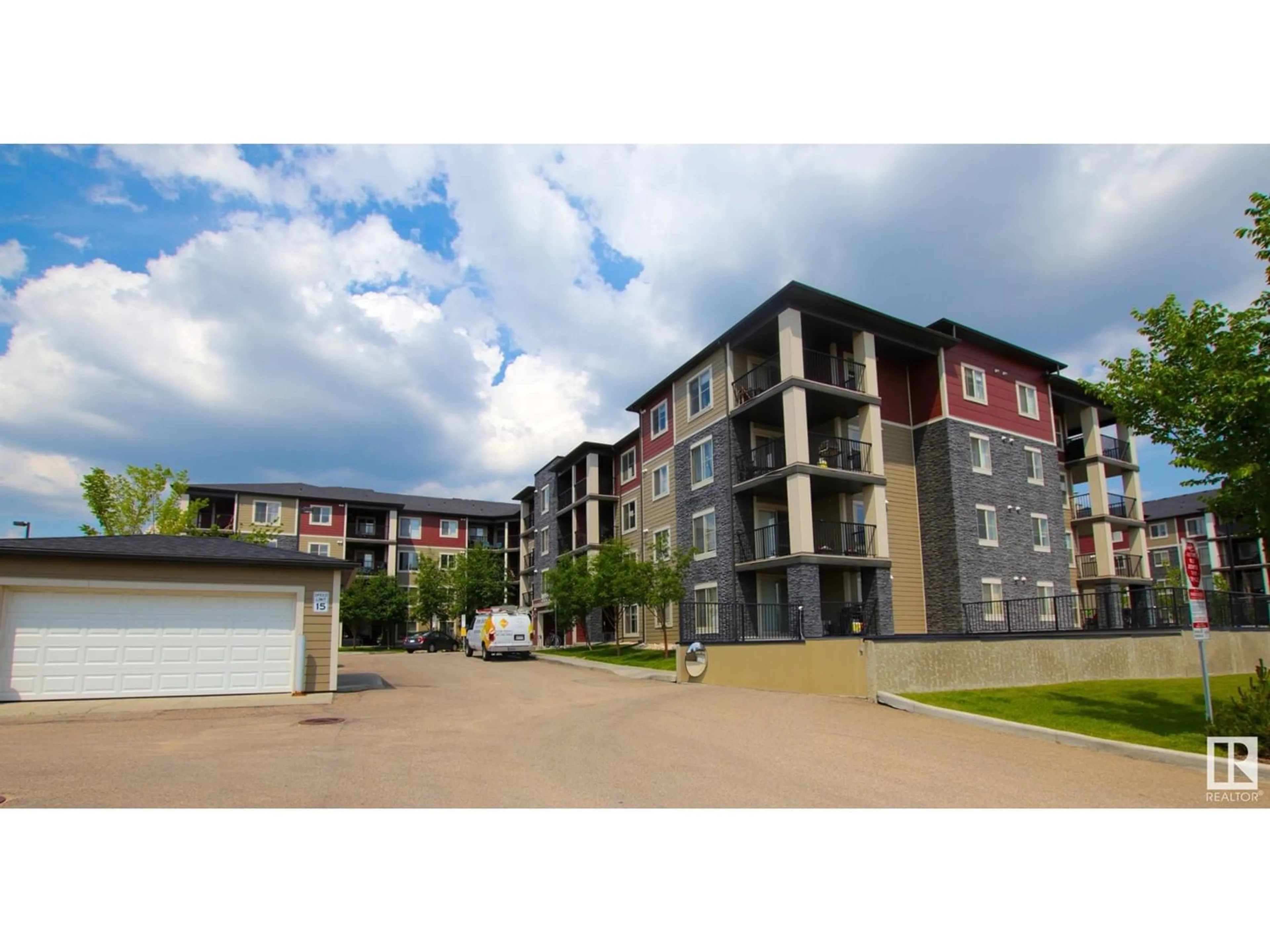 A pic from exterior of the house or condo for #408 5390 CHAPPELLE RD SW, Edmonton Alberta T6W3K7