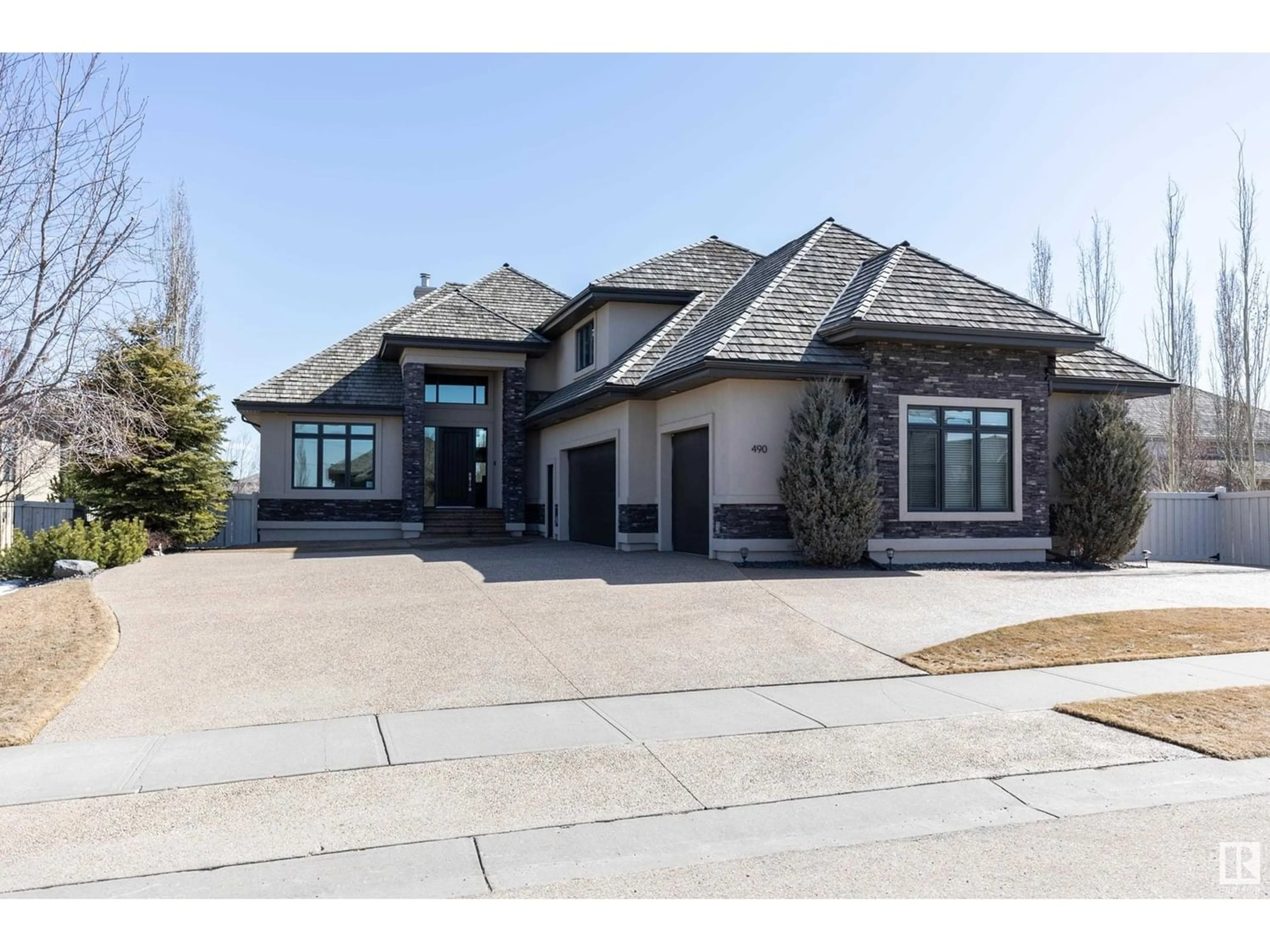 Frontside or backside of a home for #490 52328 RGE RD 233, Rural Strathcona County Alberta T8B0A2