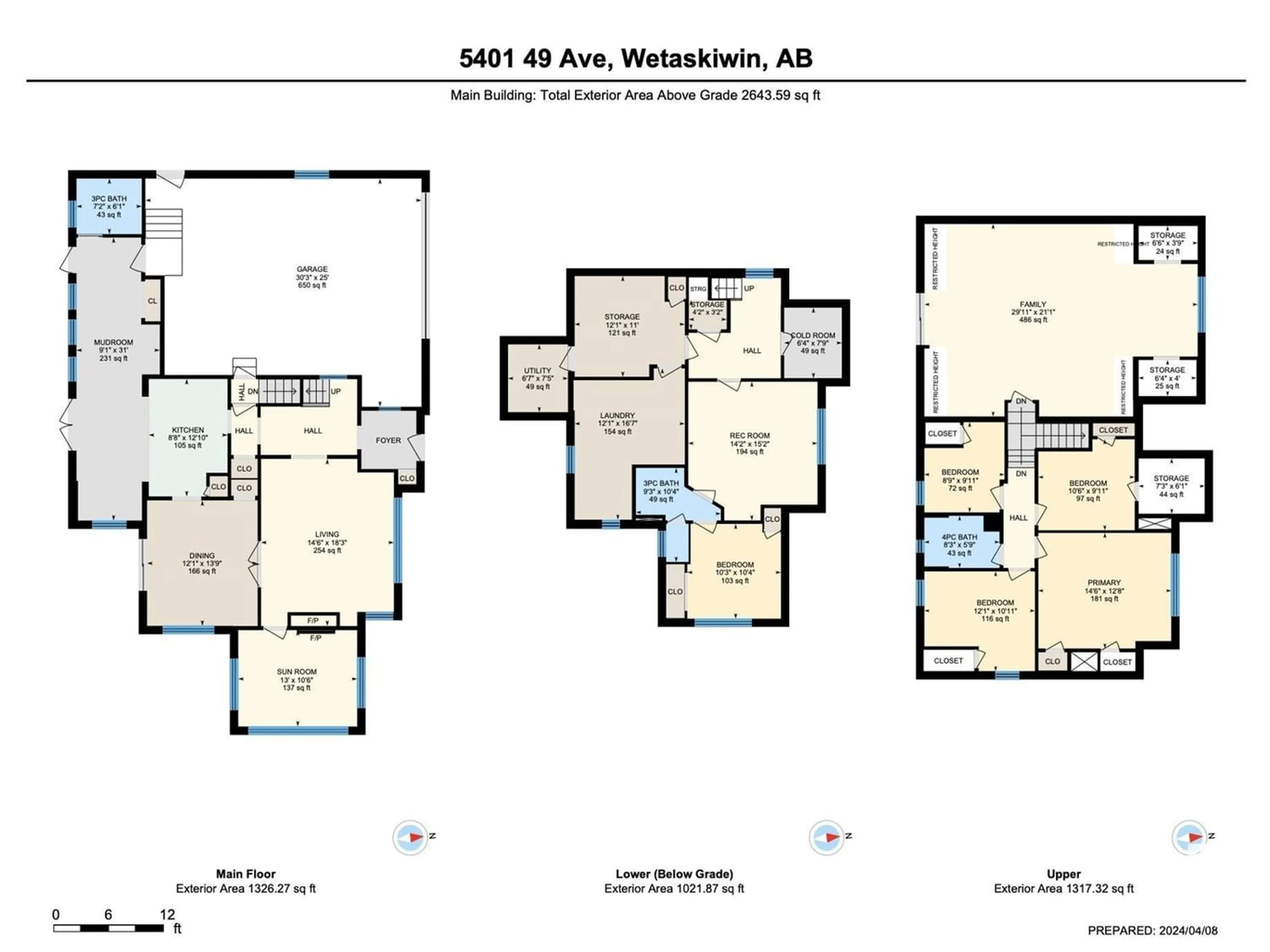 Floor plan for 5401 49 AV, Wetaskiwin Alberta T9A0R4