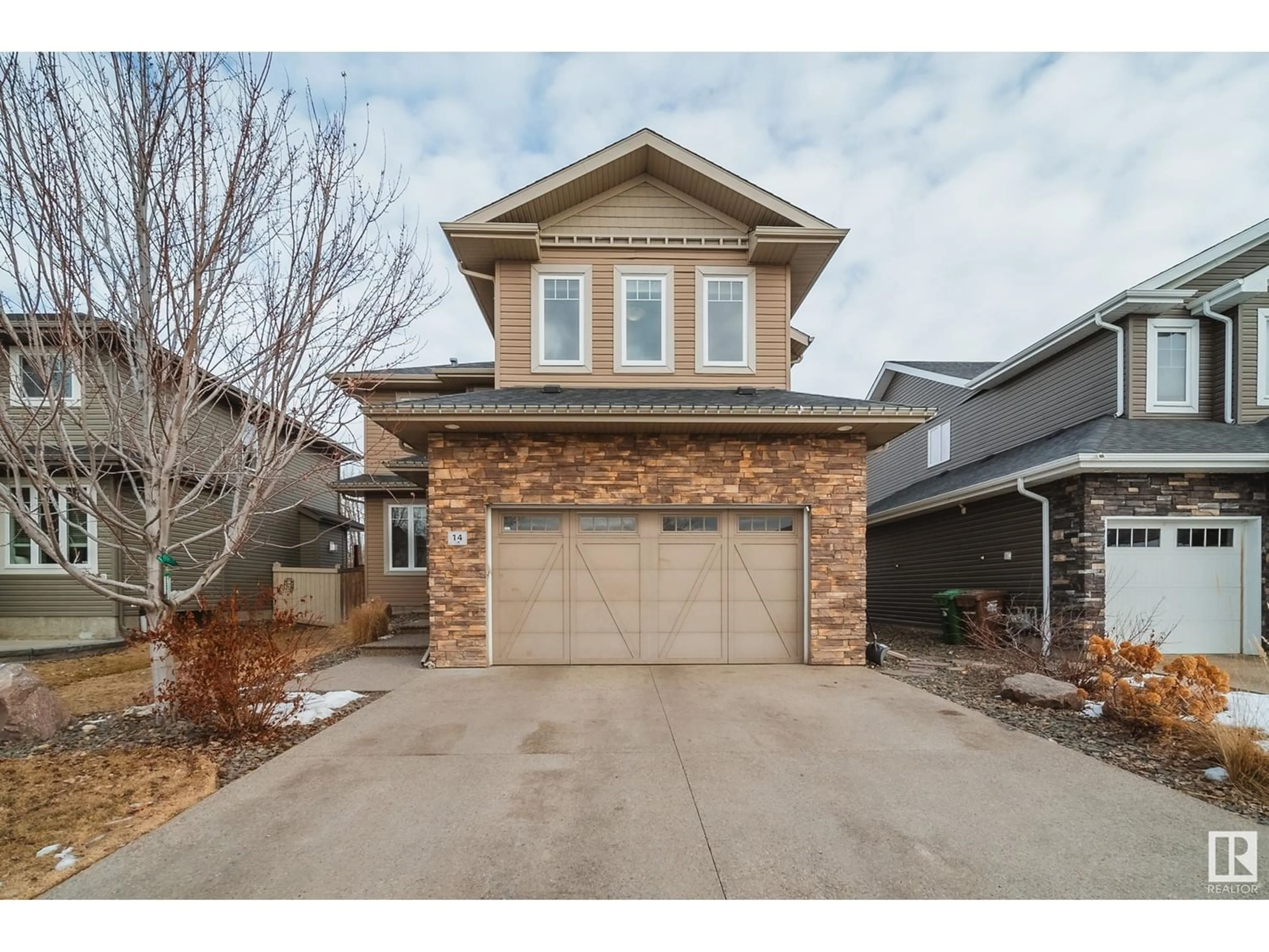 Frontside or backside of a home for 14 EDGEWATER TC, St. Albert Alberta T8N4G5