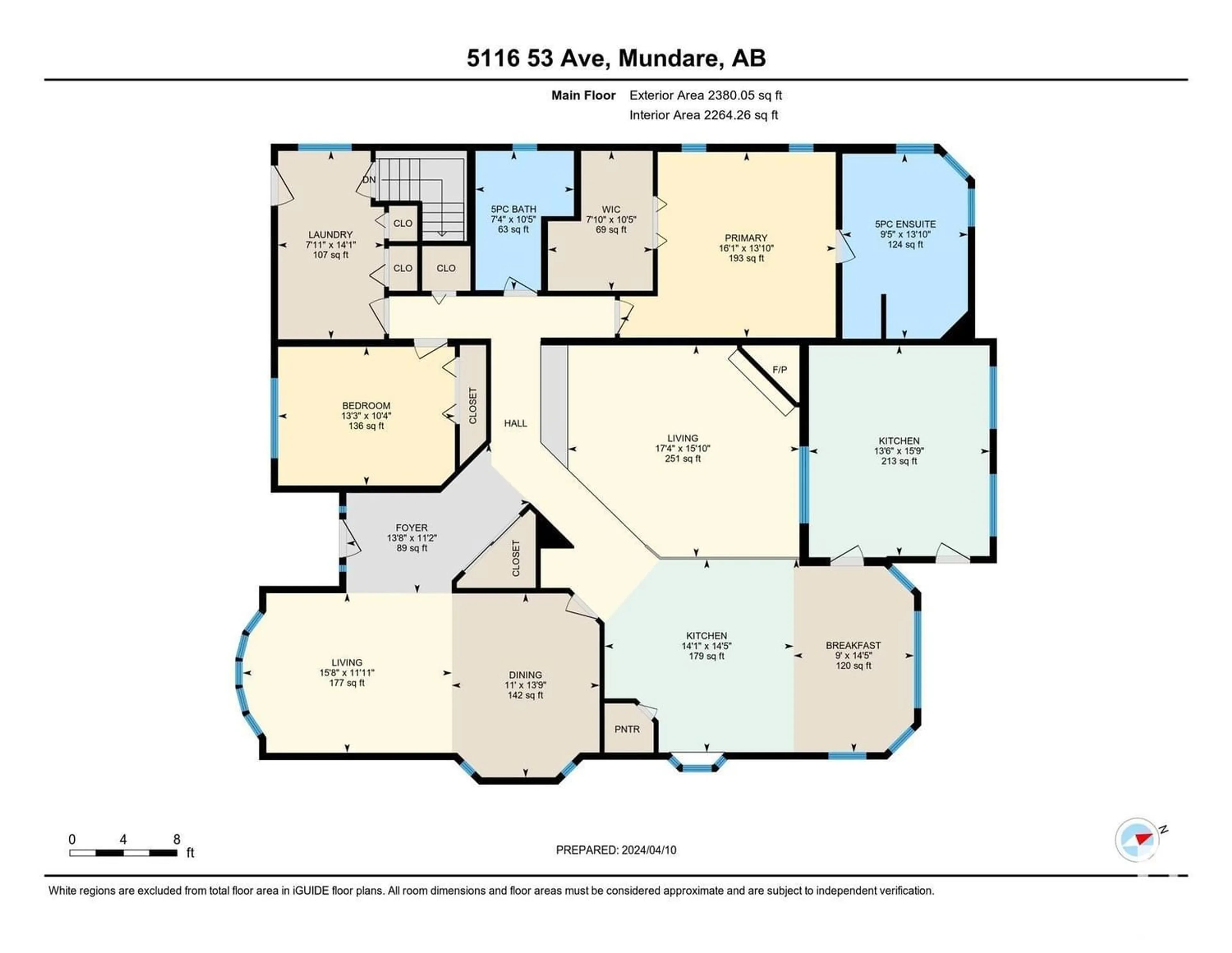 Floor plan for 5116 53 AV, Mundare Alberta T0B3H0